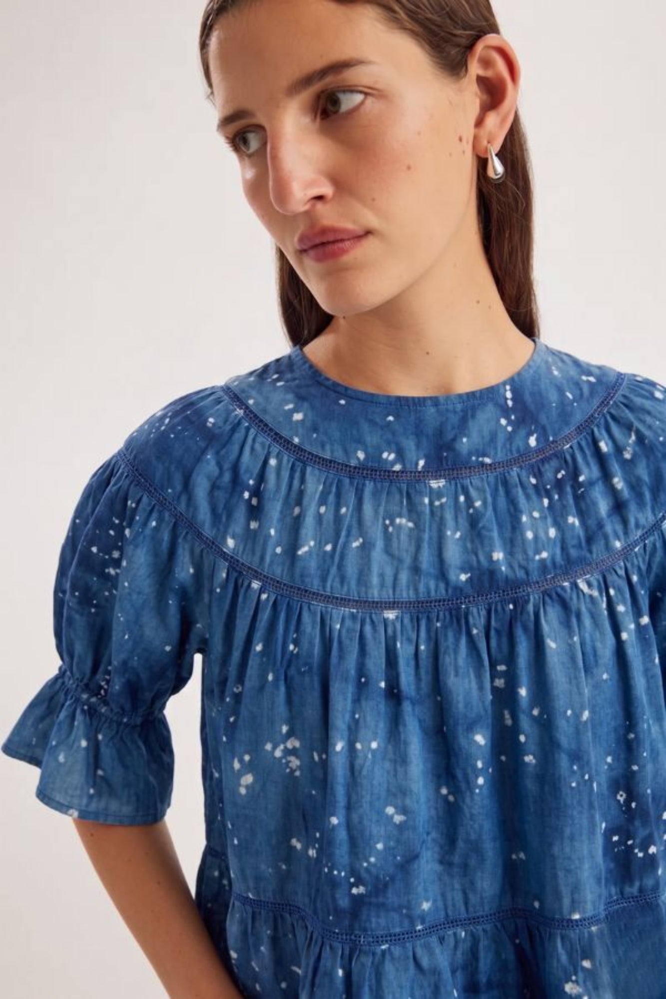 Sol Top in Indigo Dye