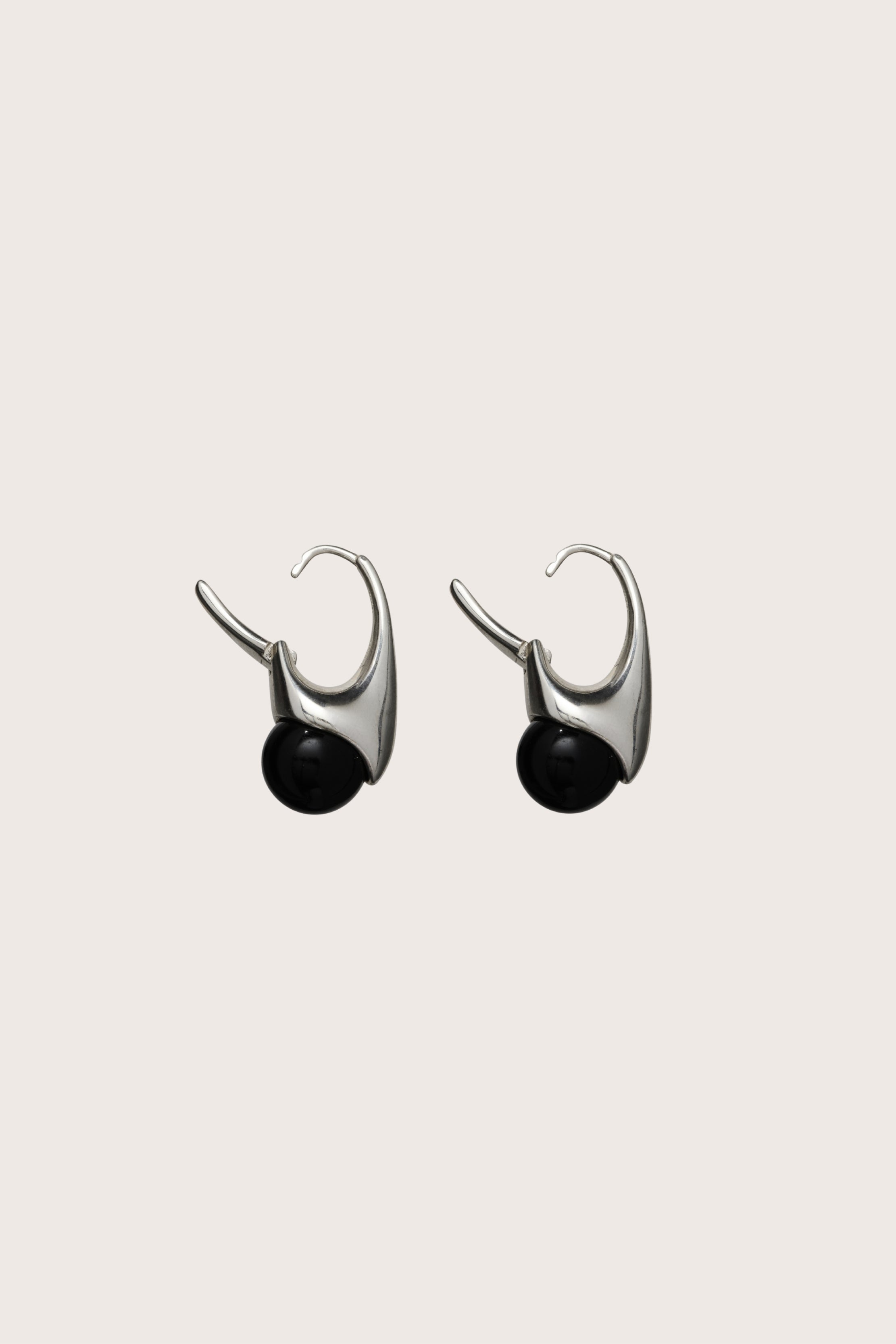 Lobster Earring with Onyx