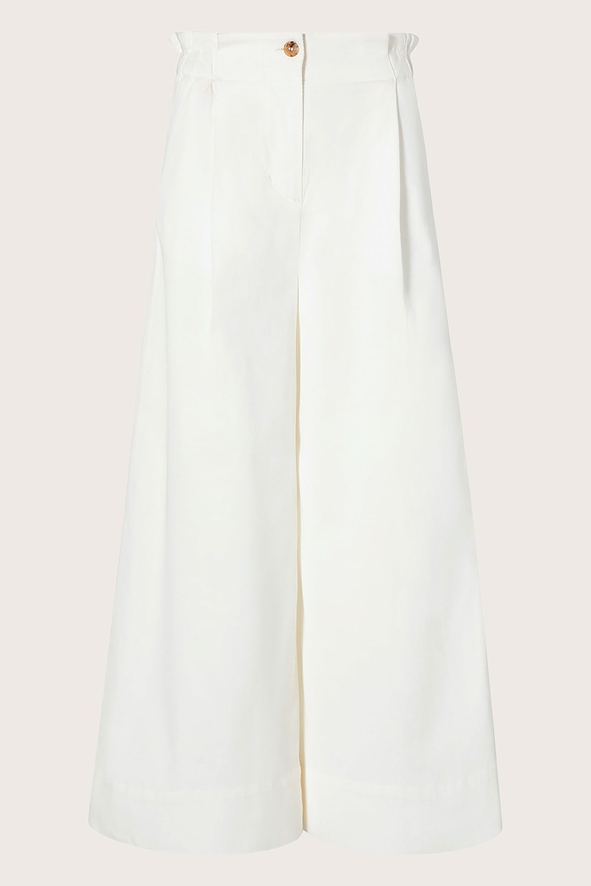 Sargent Emb Pant in Ivory