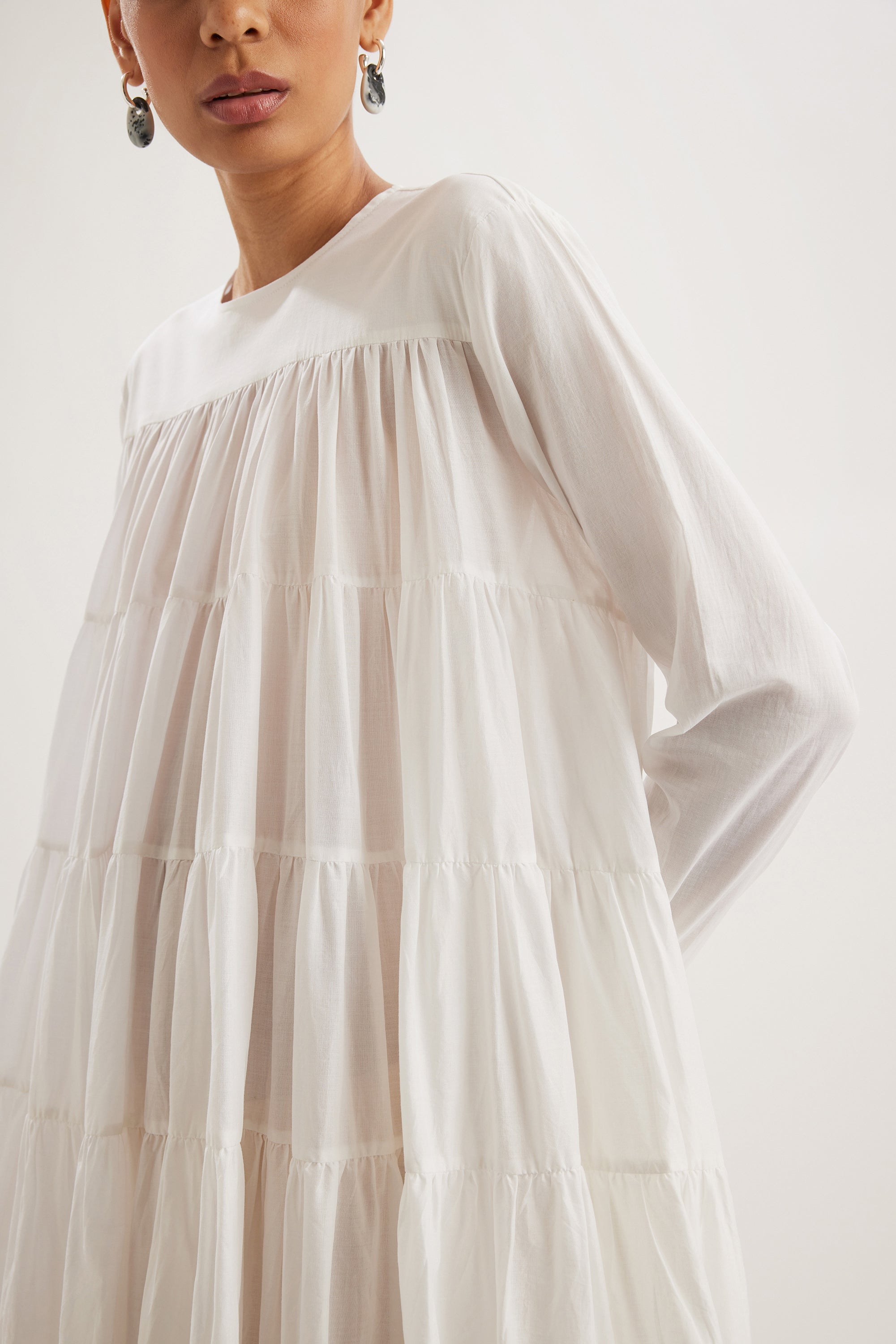 Soliman Dress in White