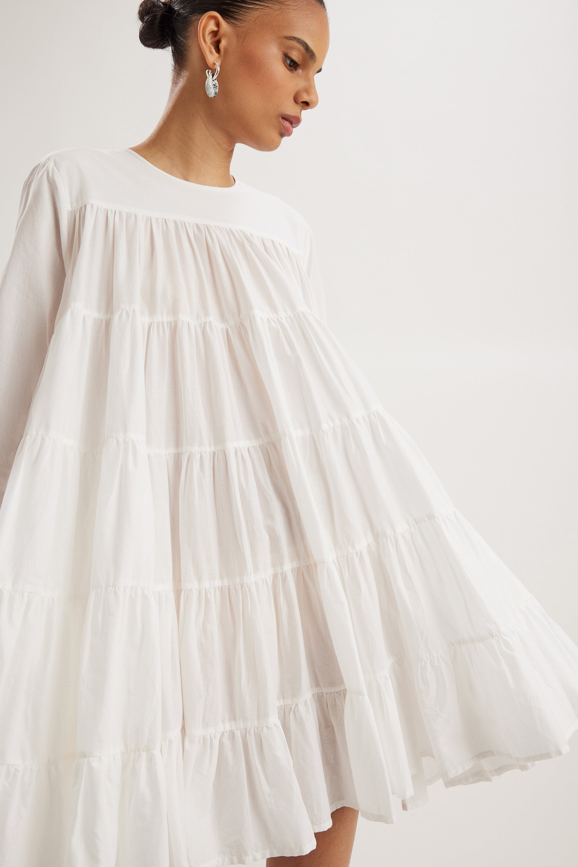 Soliman Dress in White