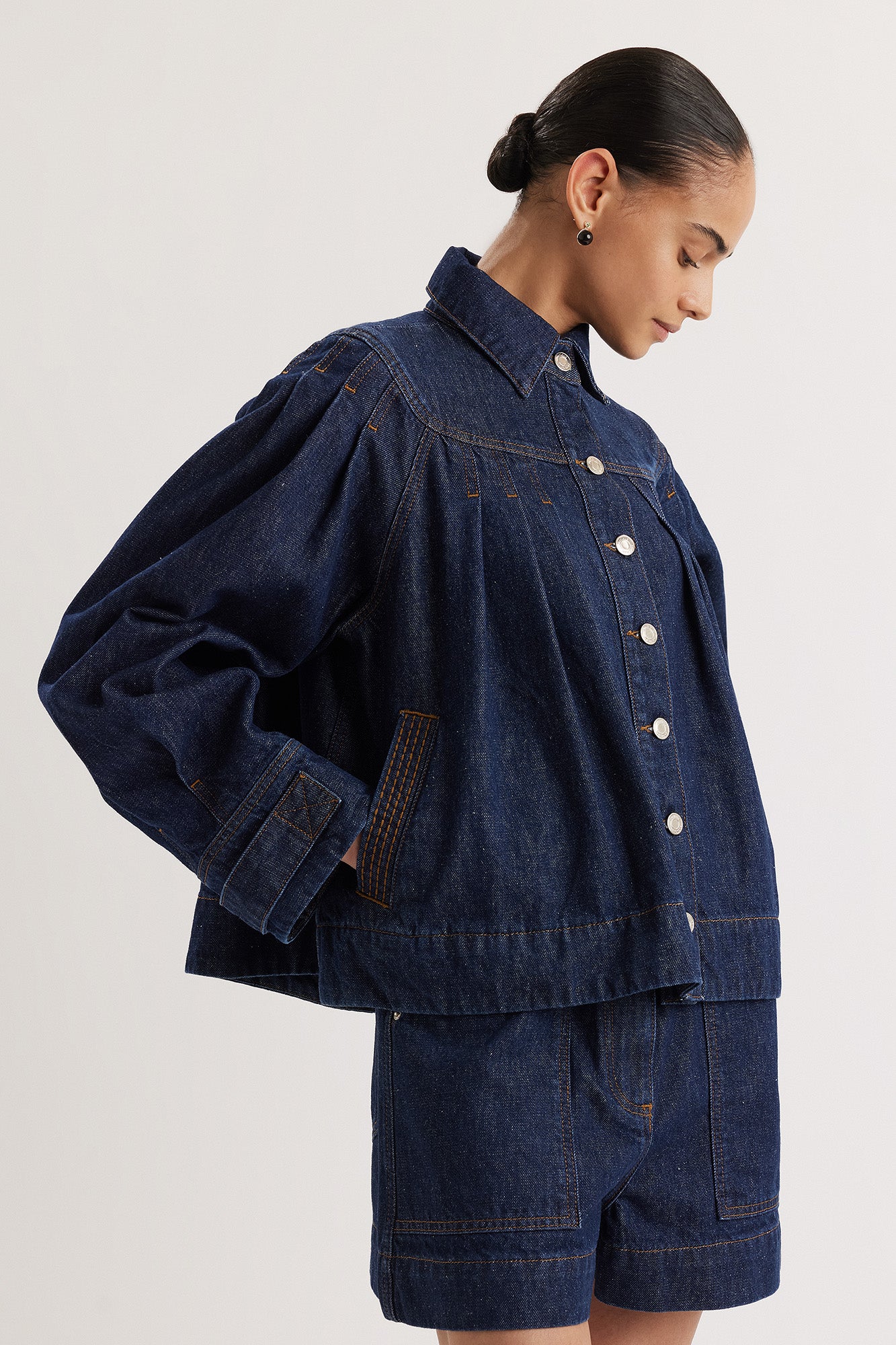 Easton Jacket in Dark Wash