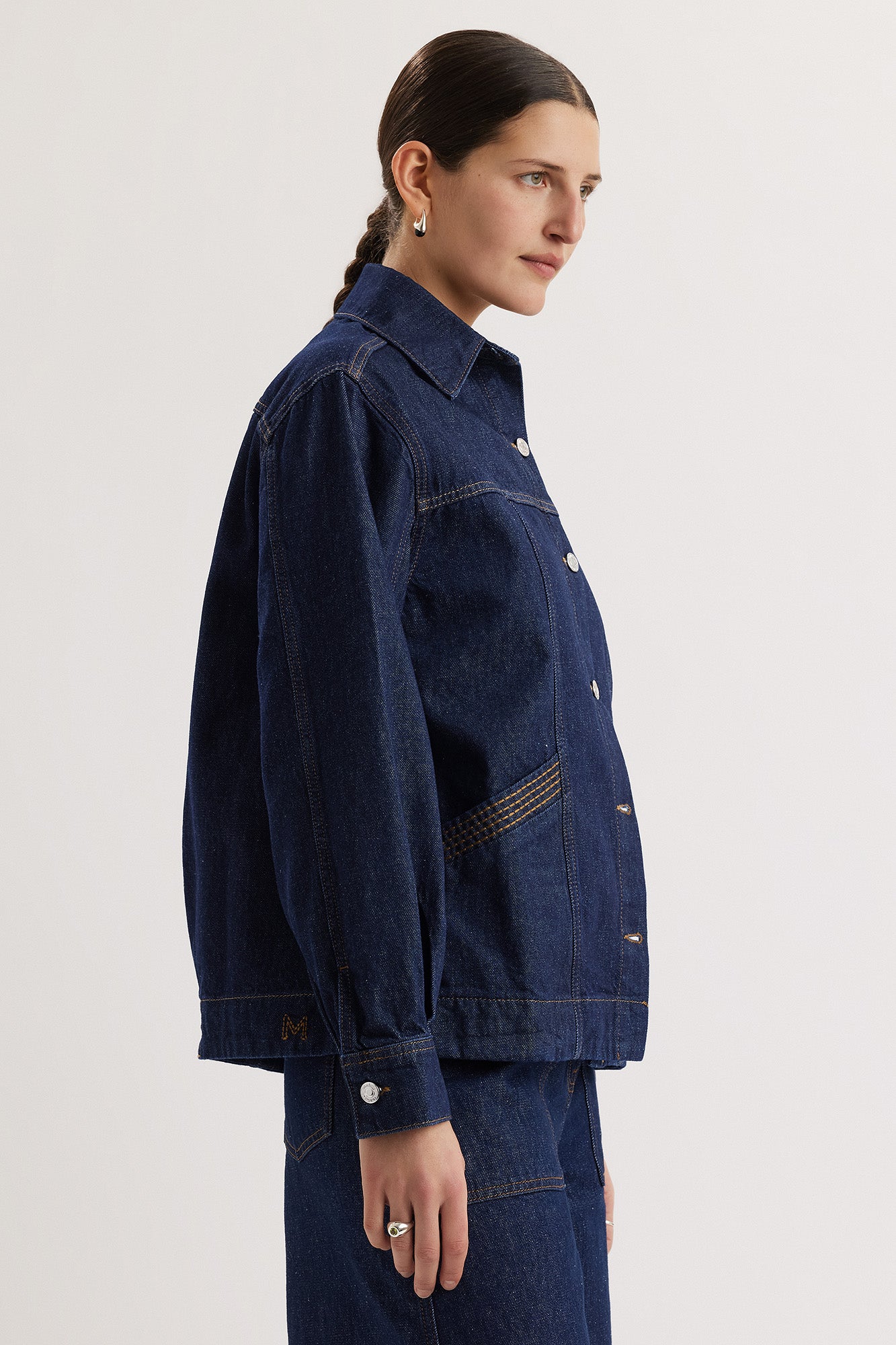 Reve Jacket in Dark Wash