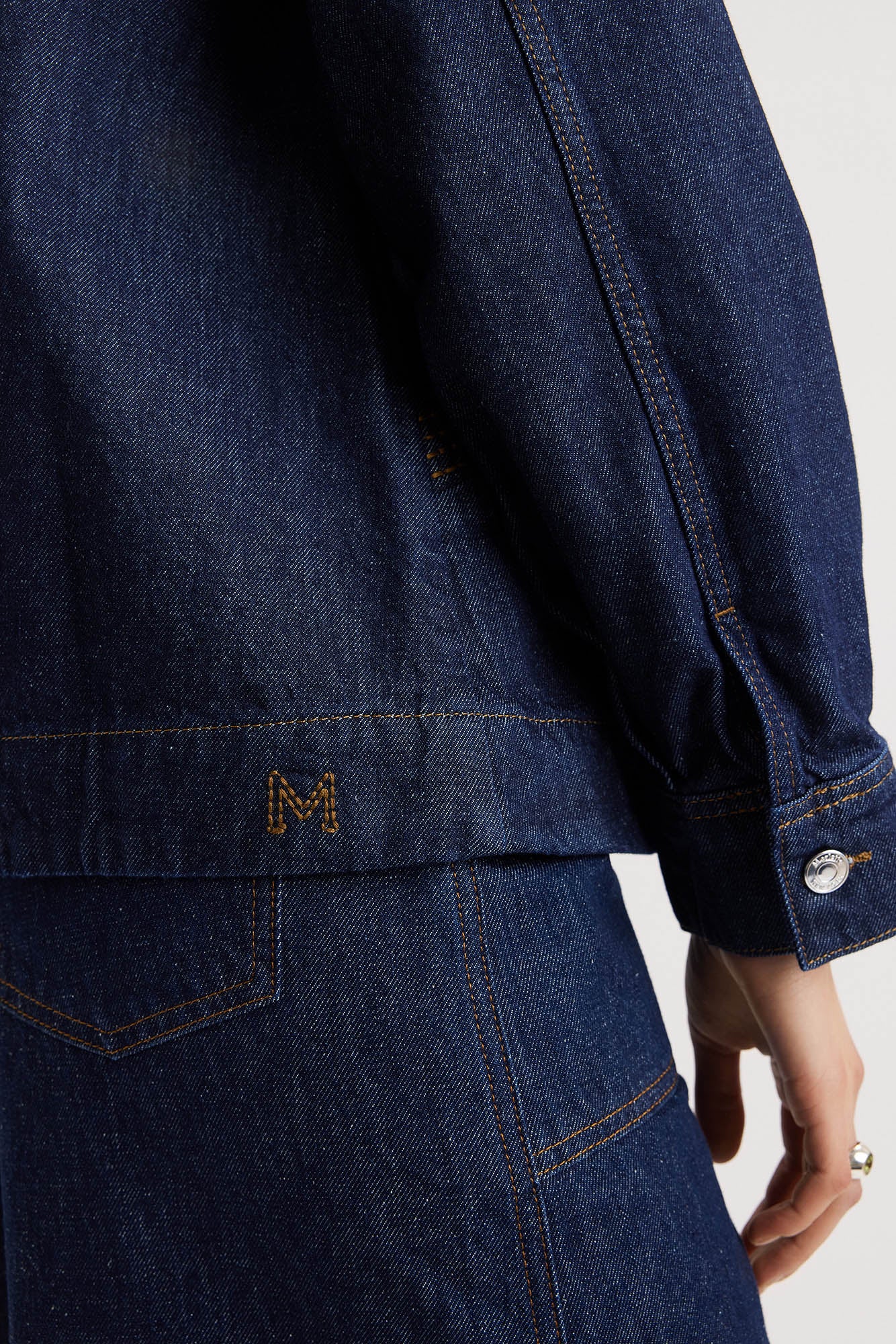 Reve Jacket in Dark Wash