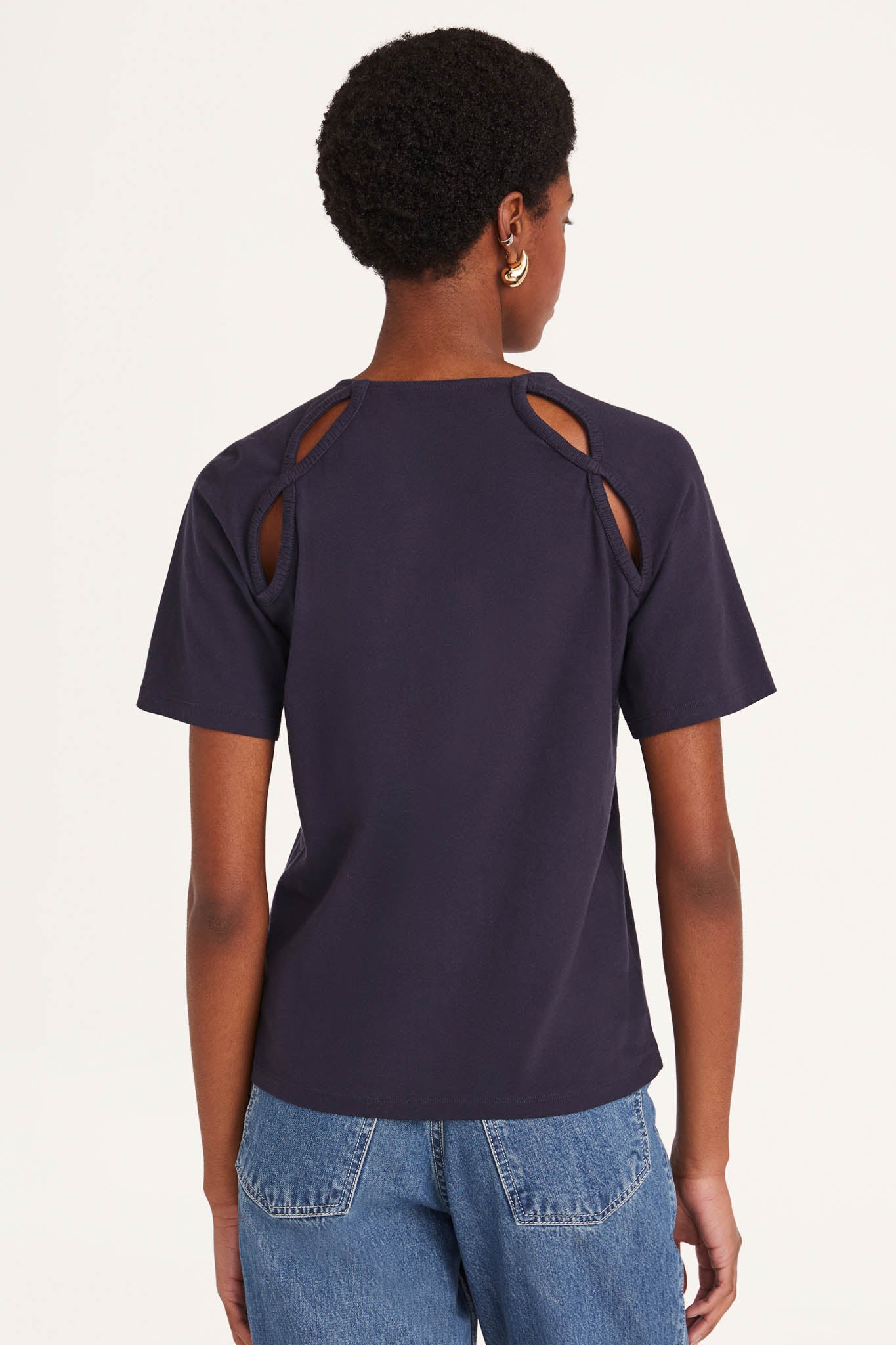 Solace Top in Navy