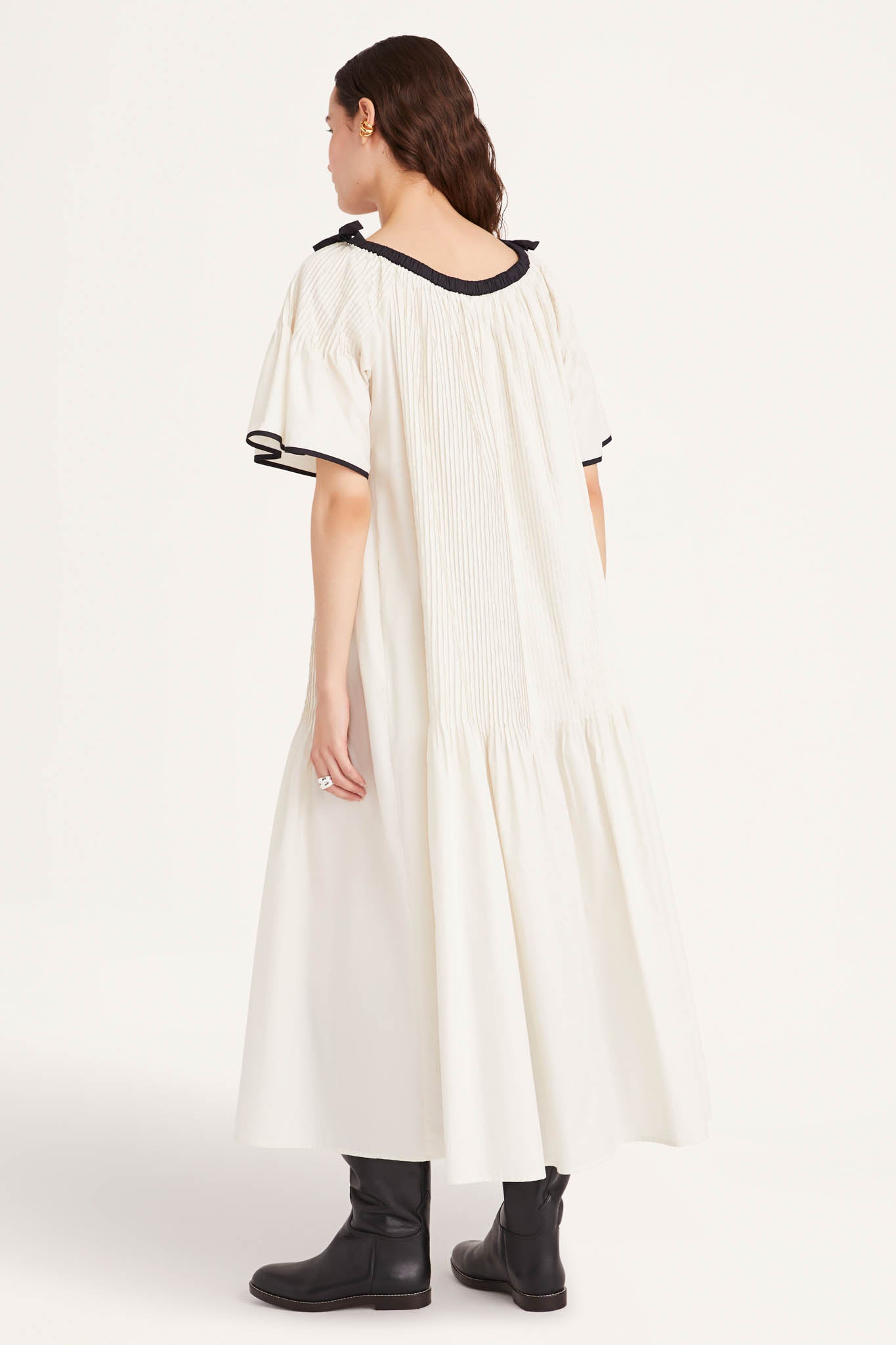 Elna Dress in Chalk