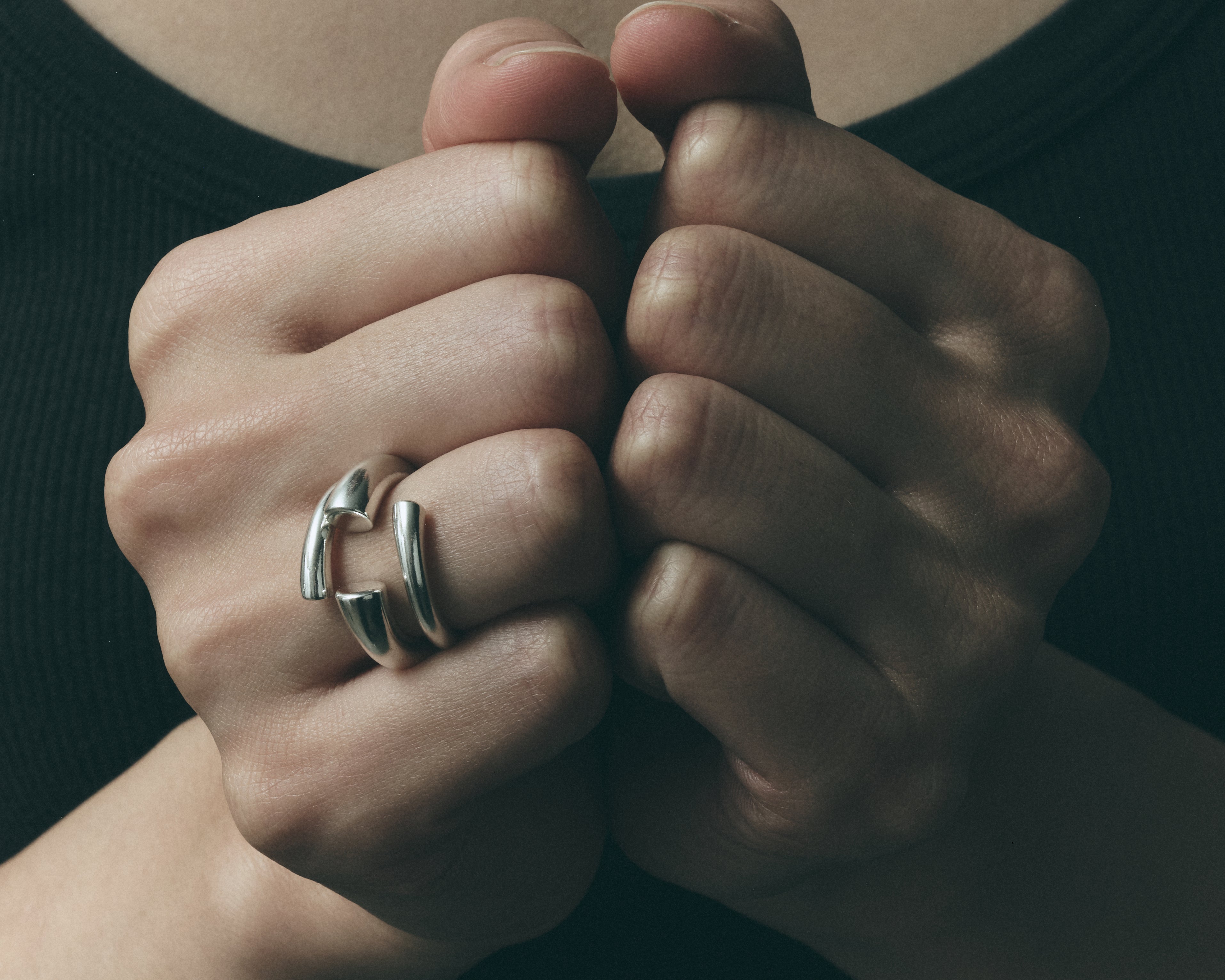 Block 21 Sterling Silver Ring