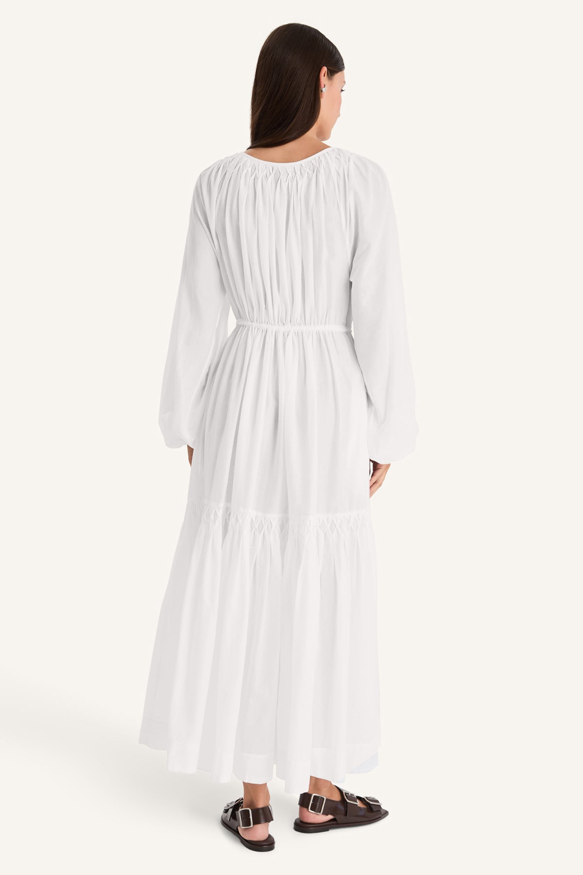 Allegra Dress in White