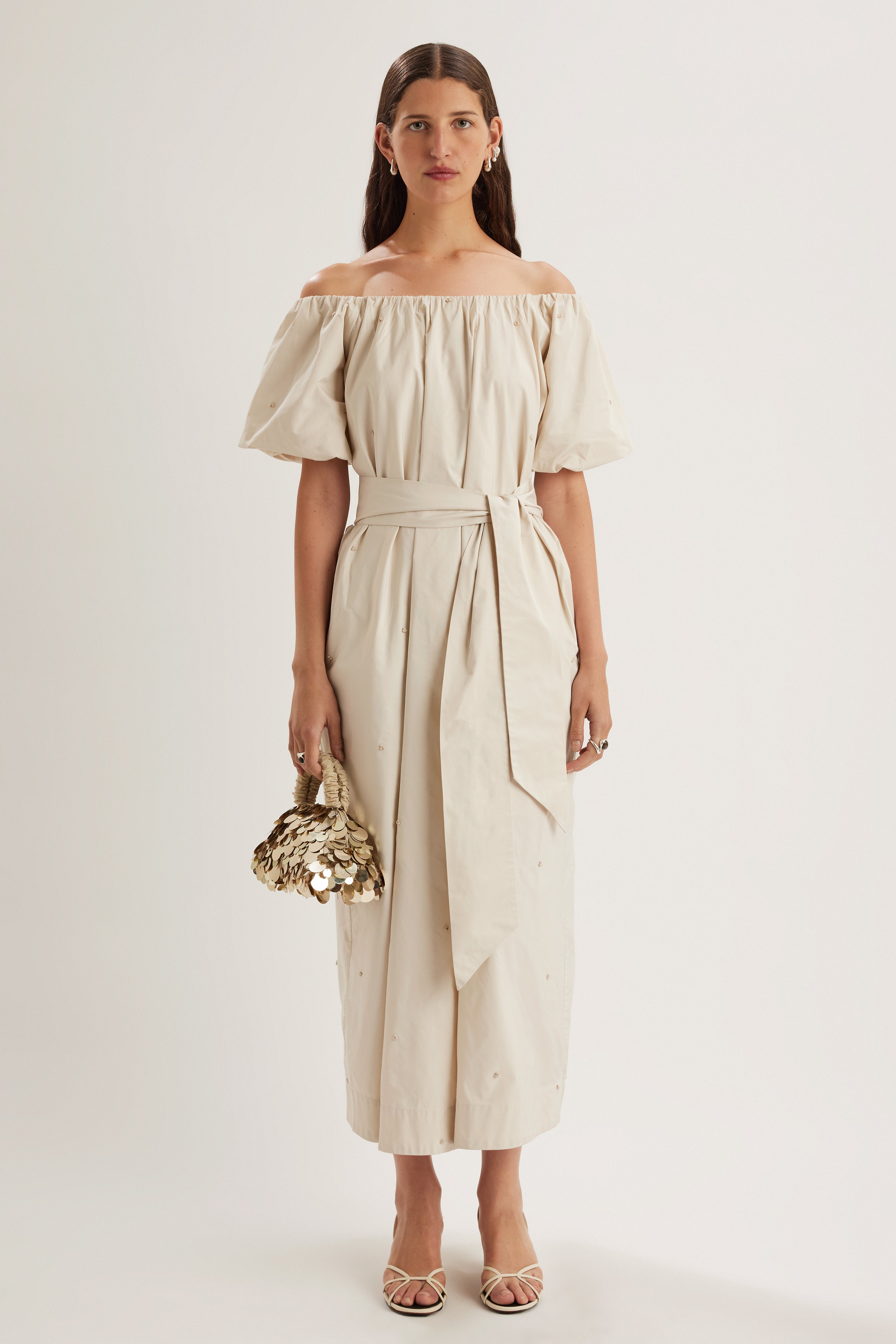 Bastion Dress in Ivory
