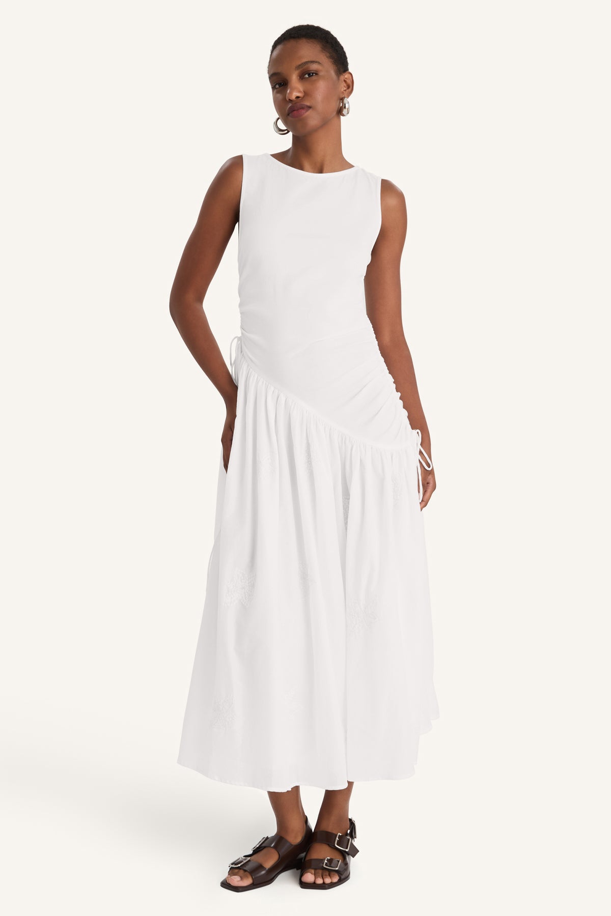 Merlette | Women's Isolde Dress in White, Size Large Merlette | Women's Isolde Dress in White, Size Large