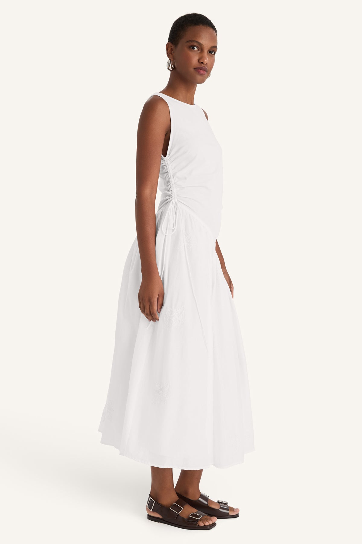 Isolde Dress in White