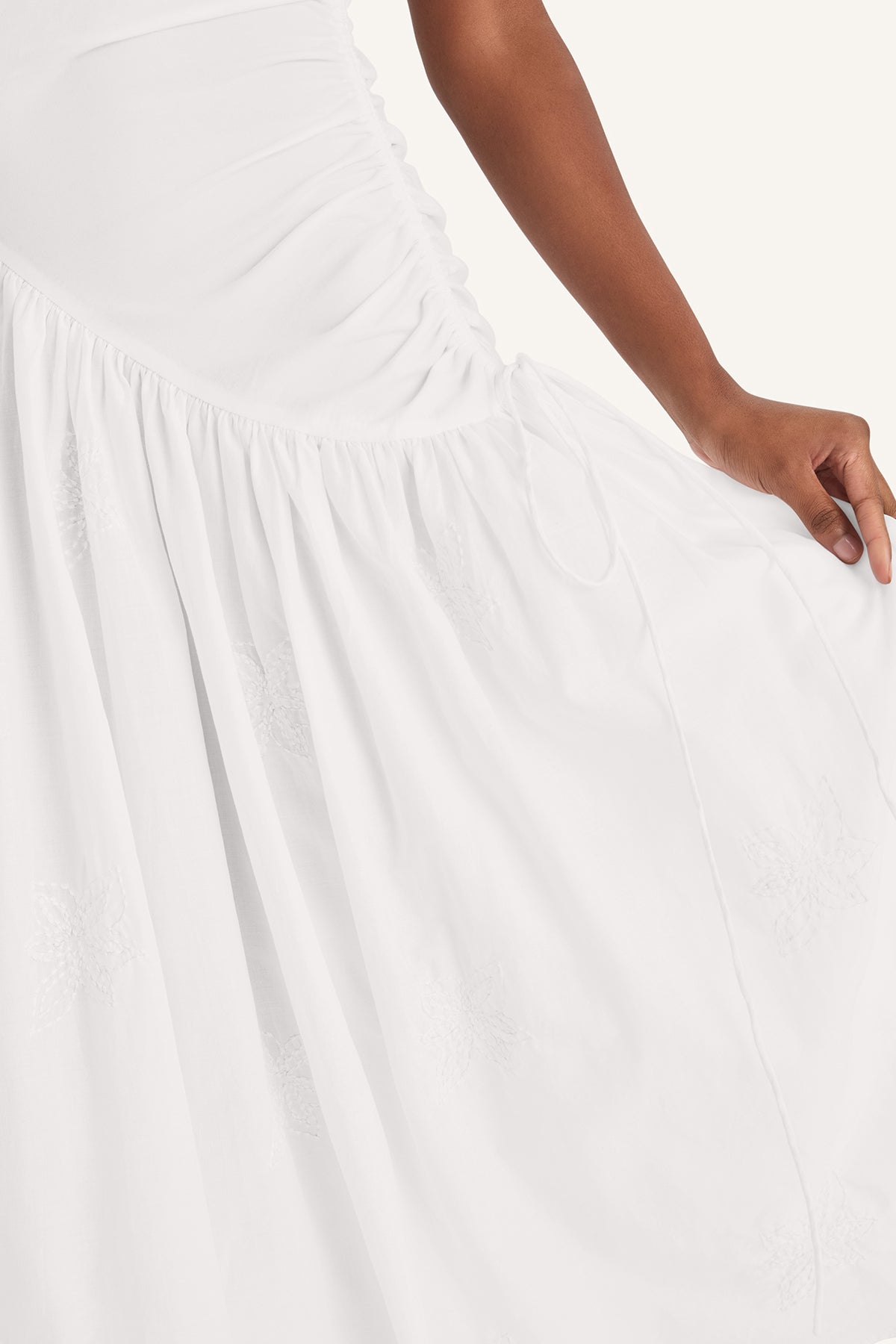 Isolde Dress in White