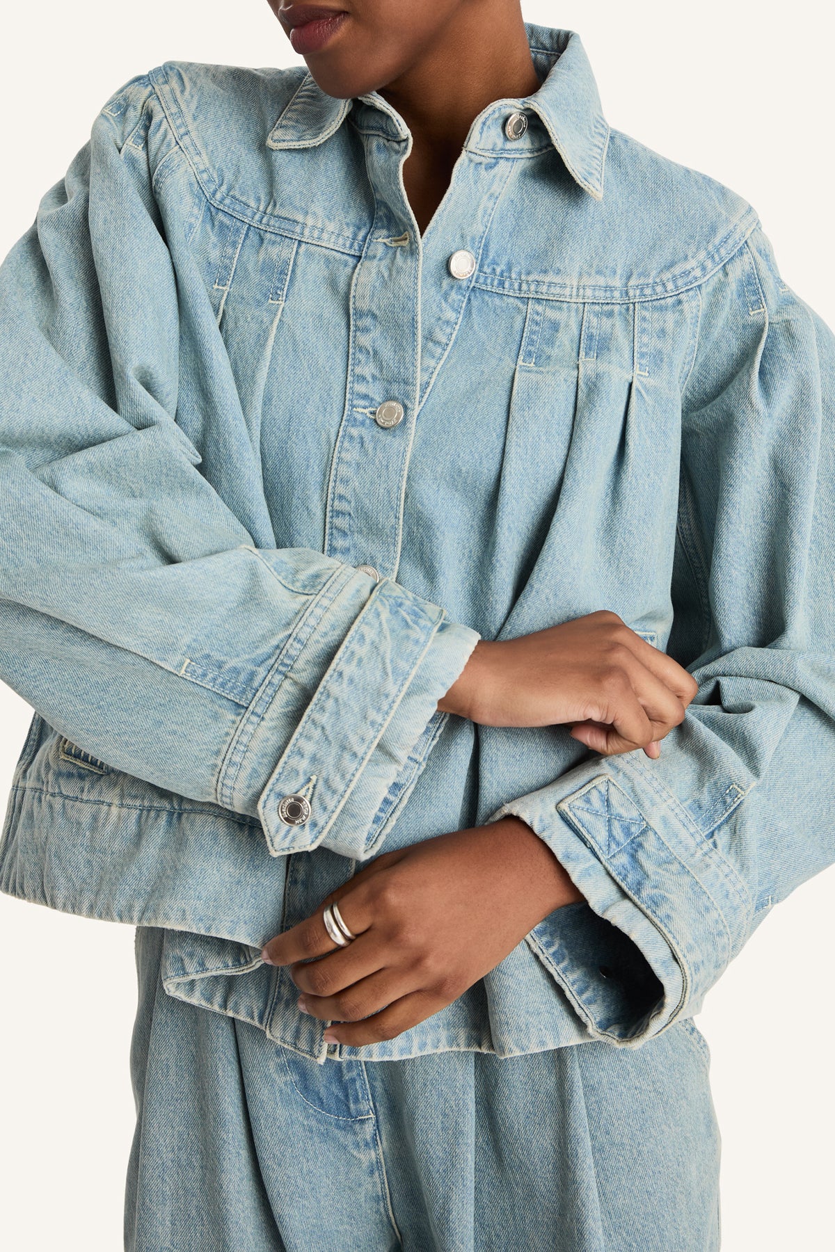 Easton Jacket in Light Wash
