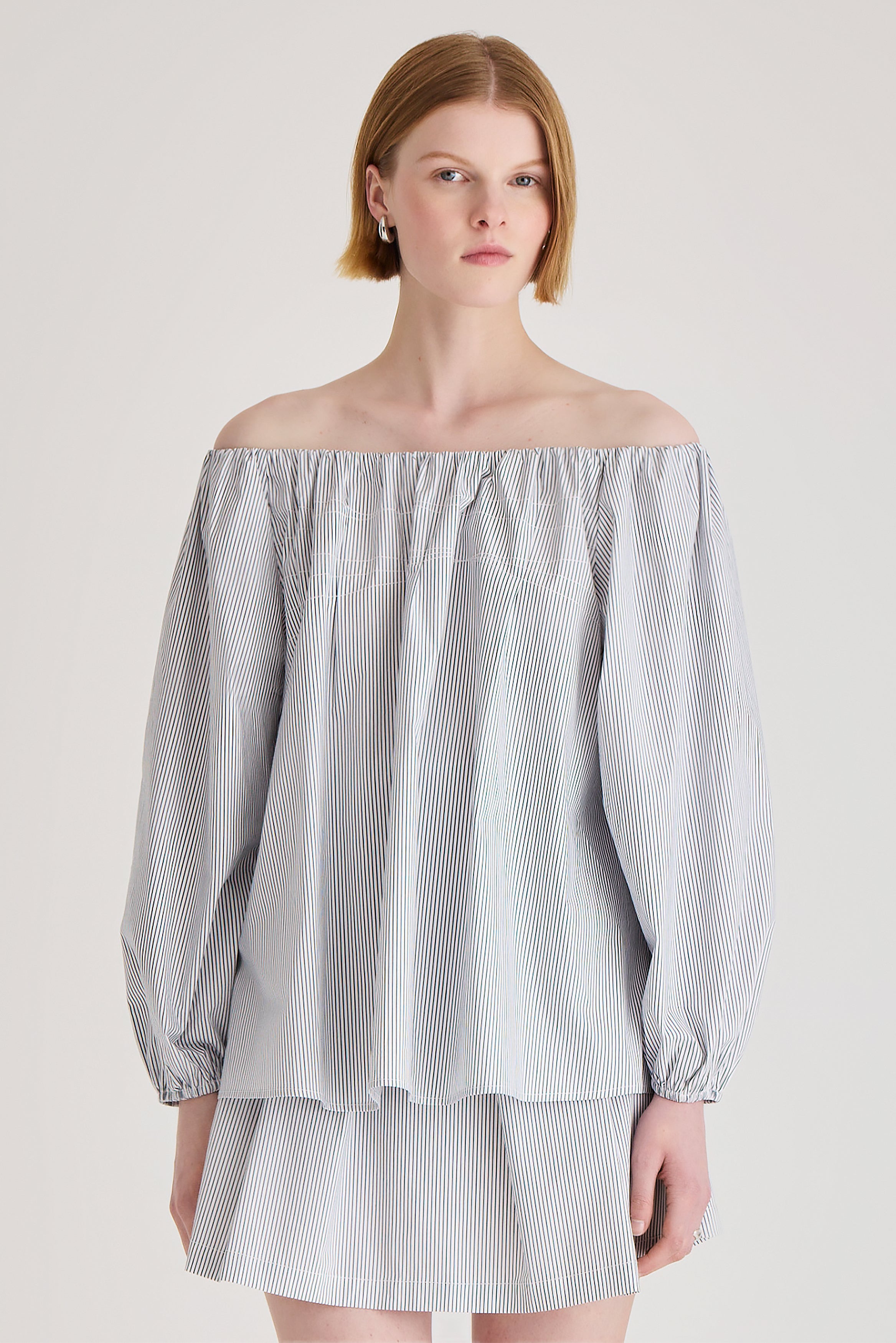 Kaiya Top in Admiral Navy Stripe
