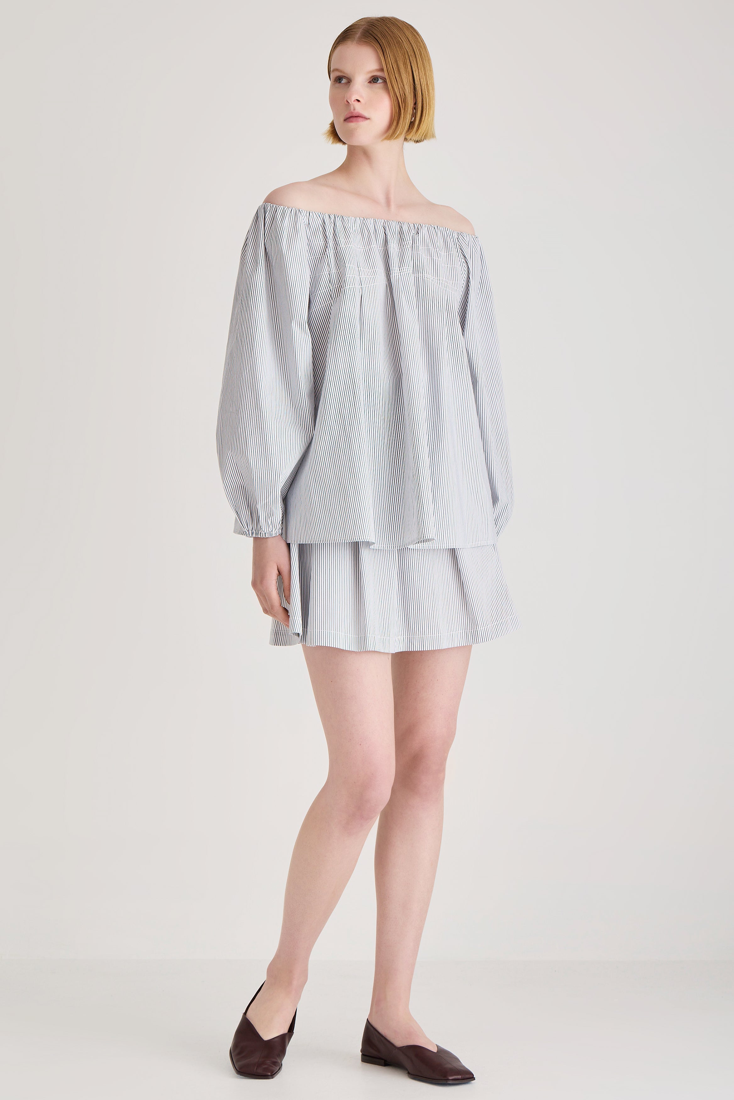 Kaiya Top in Admiral Navy Stripe