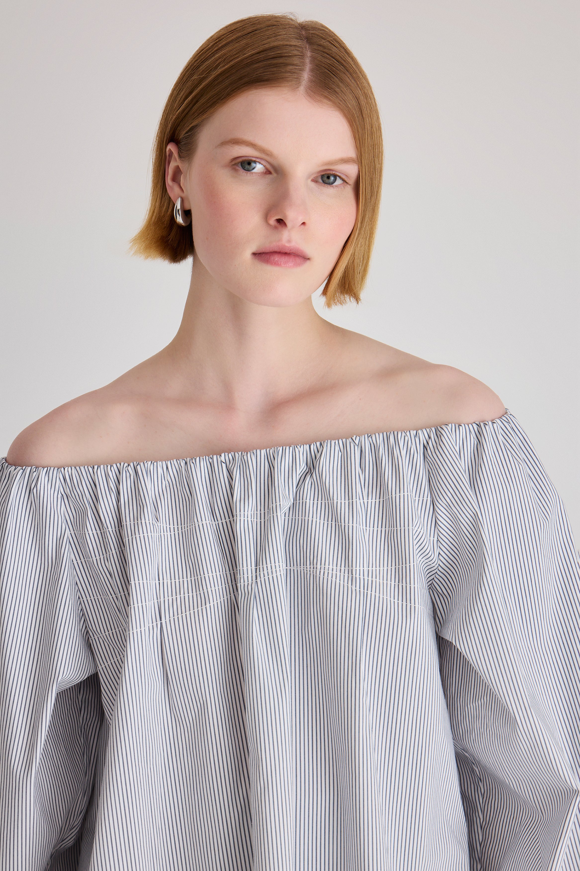 Kaiya Top in Admiral Navy Stripe