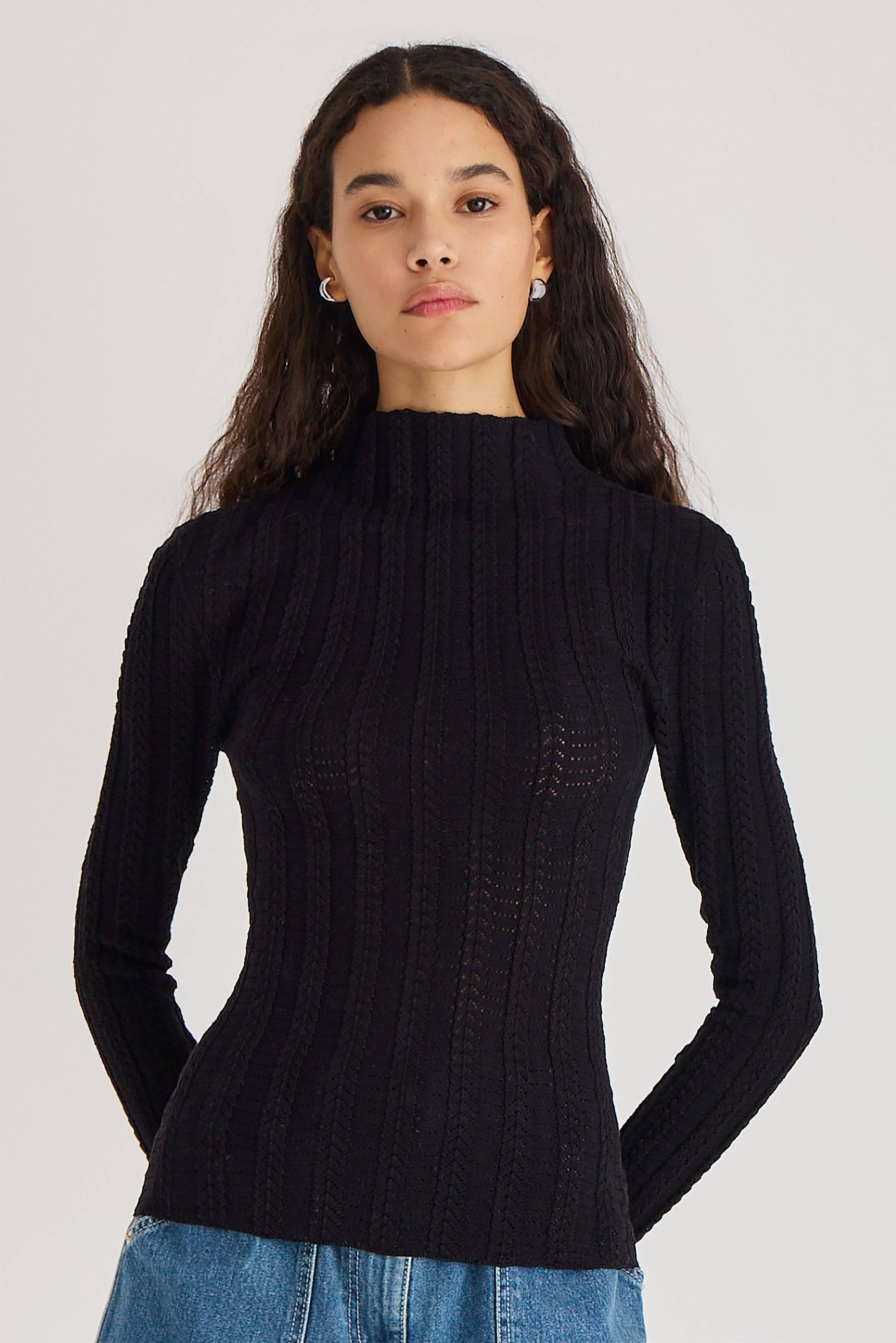 Yarrow Knit in Black