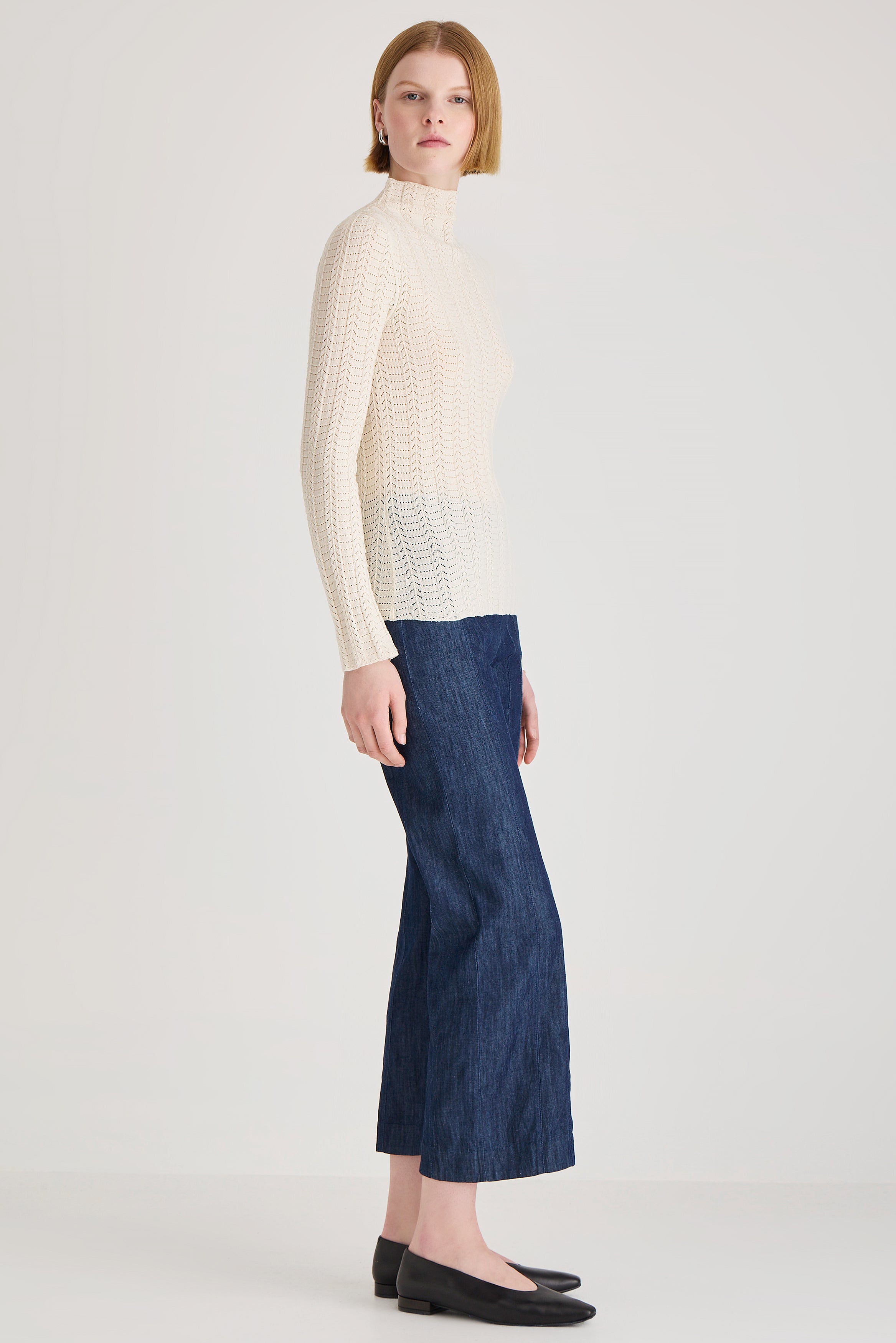 Yarrow Knit in Opaline