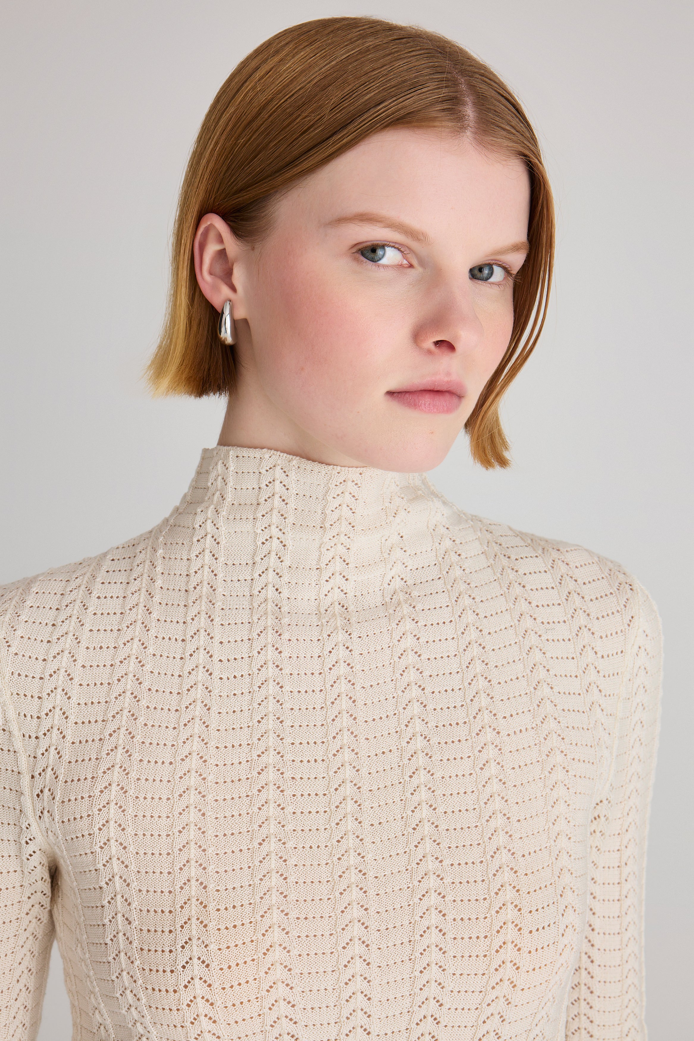Yarrow Knit in Opaline