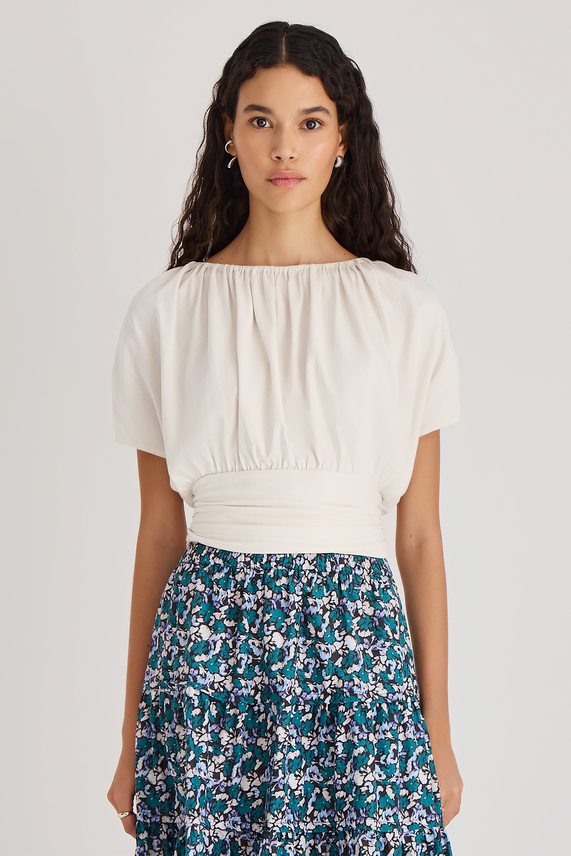 Mai Top in Opaline