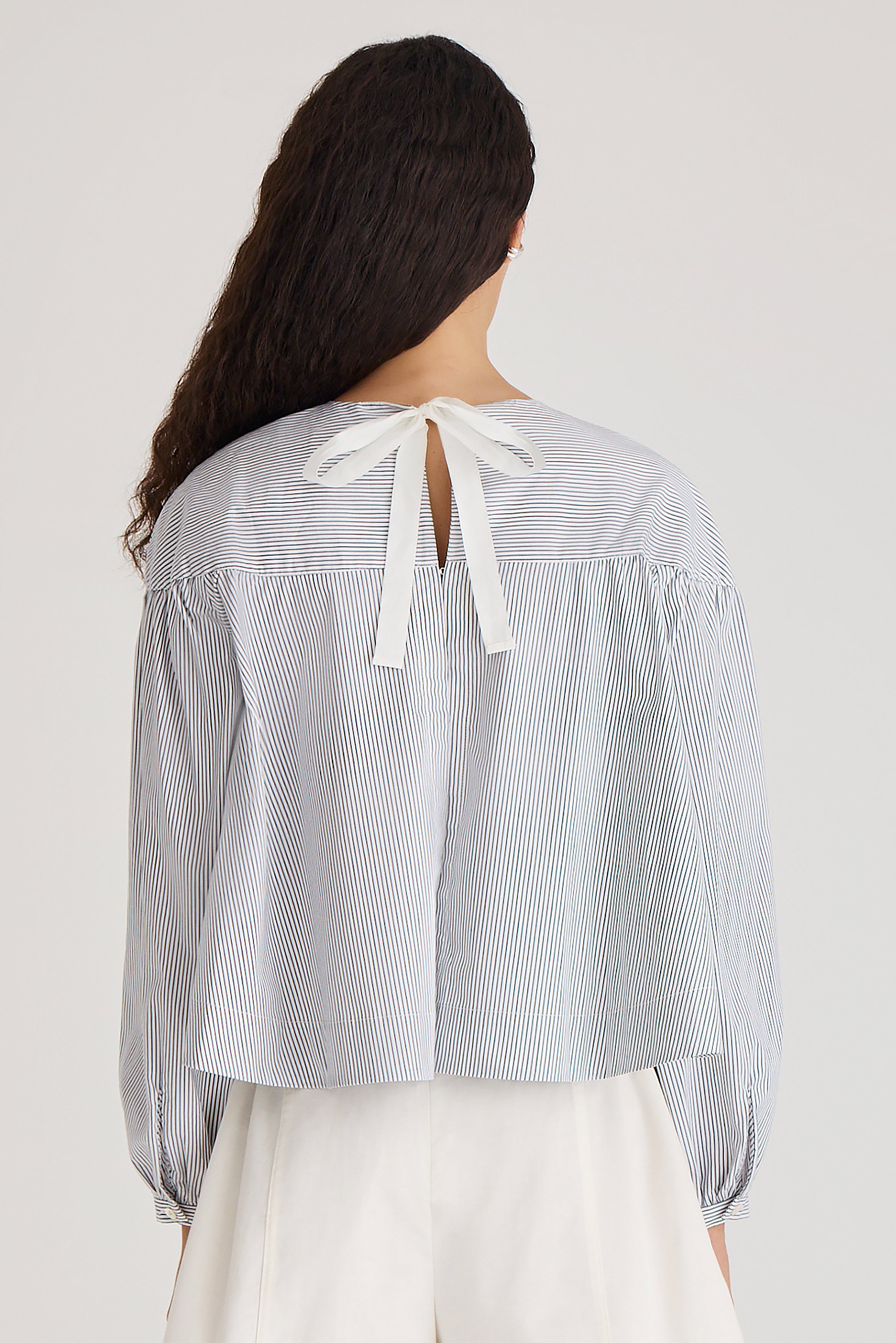 Kira Top in Admiral Navy Stripe