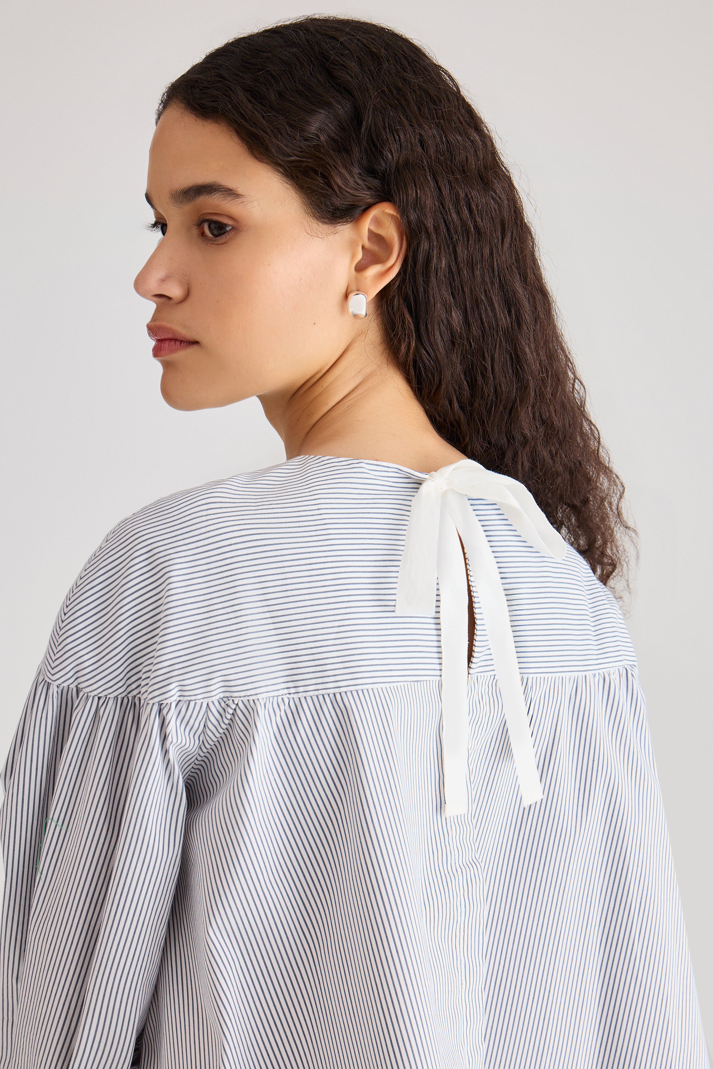 Kira Top in Admiral Navy Stripe