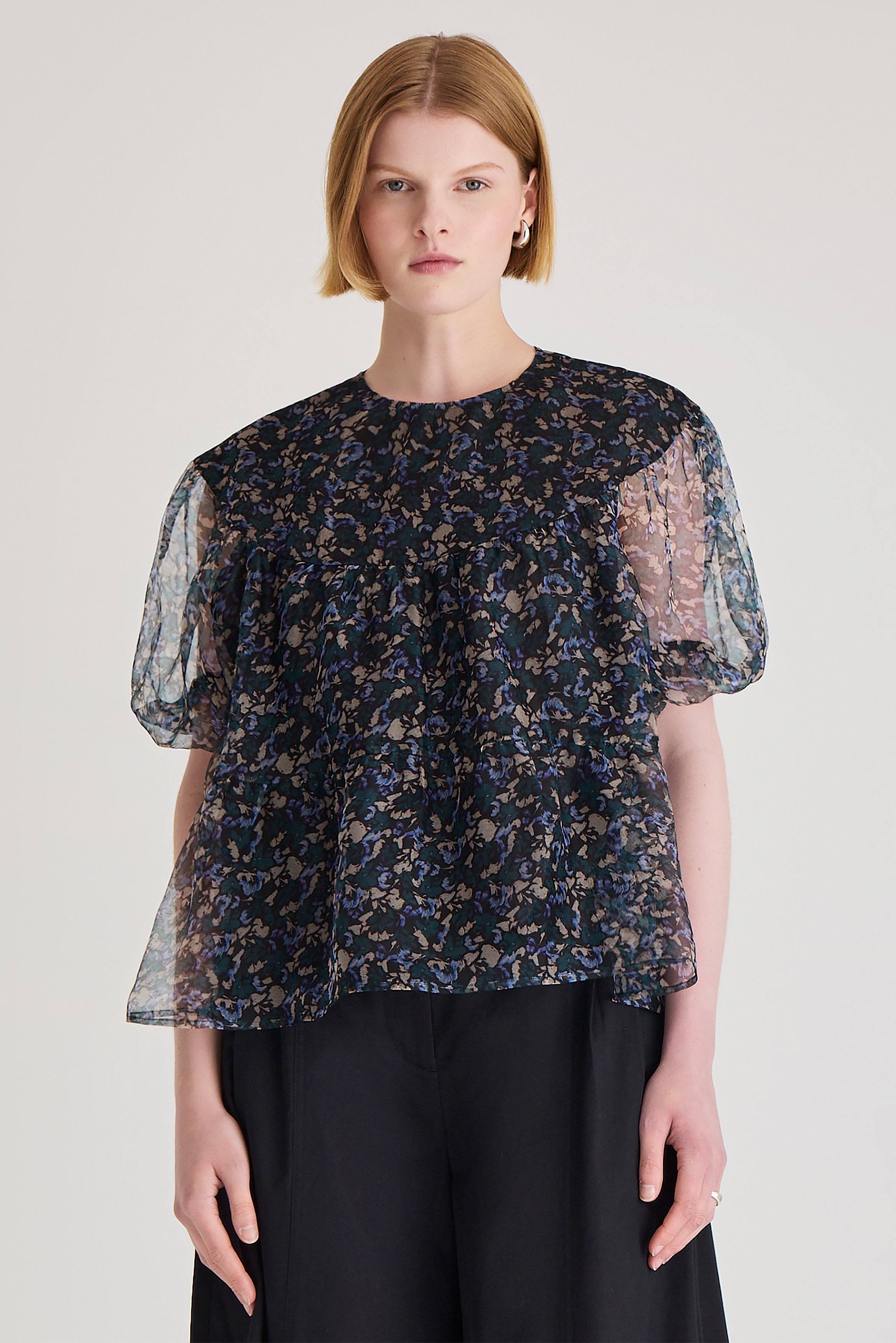 Paraiso Top in Mosaic Drift Print