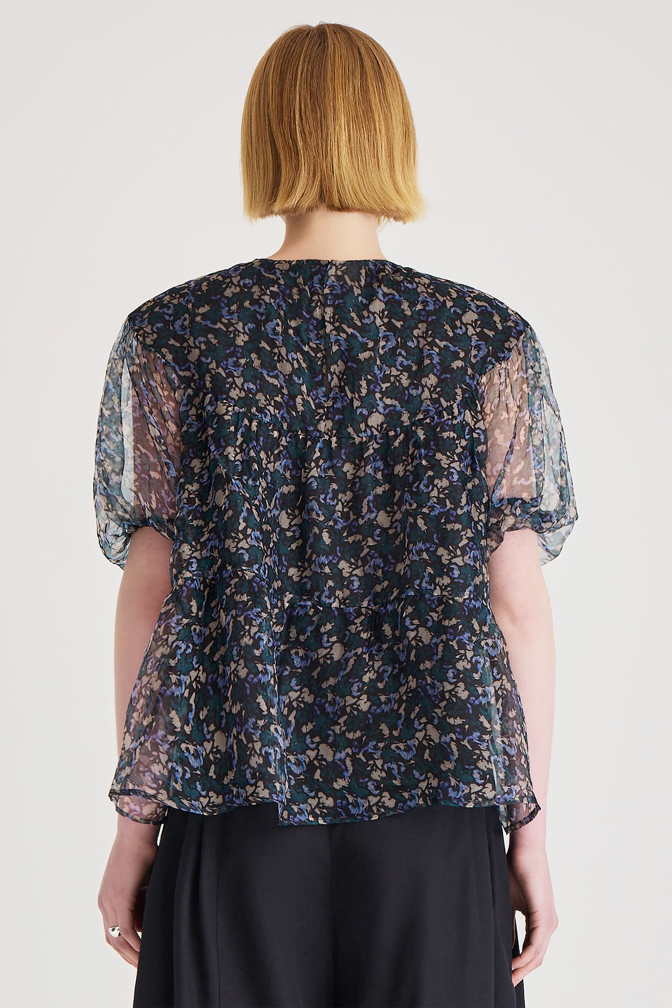Paraiso Top in Mosaic Drift Print