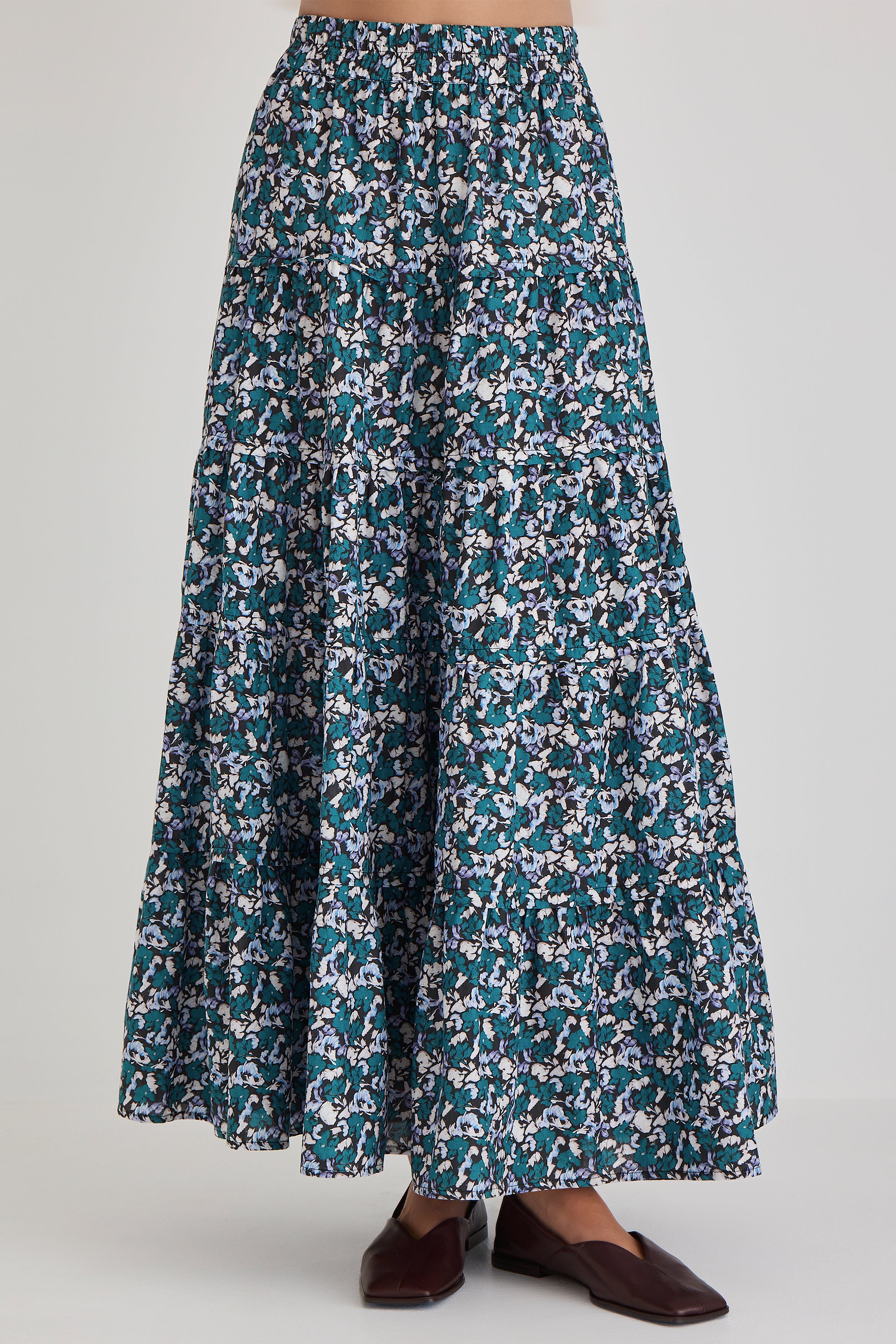 Hana Skirt in Mosaic Drift Print