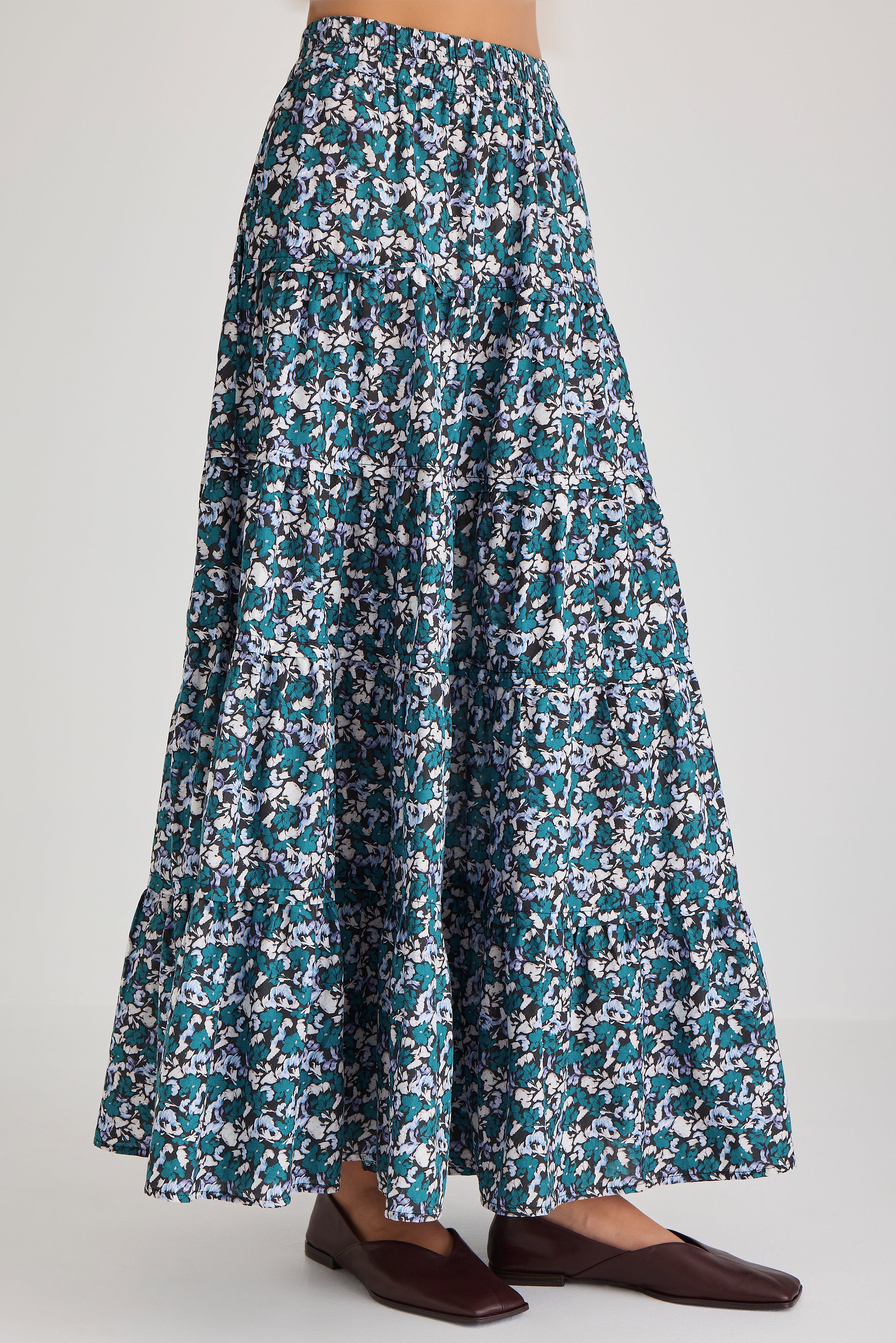 Hana Skirt in Mosaic Drift Print