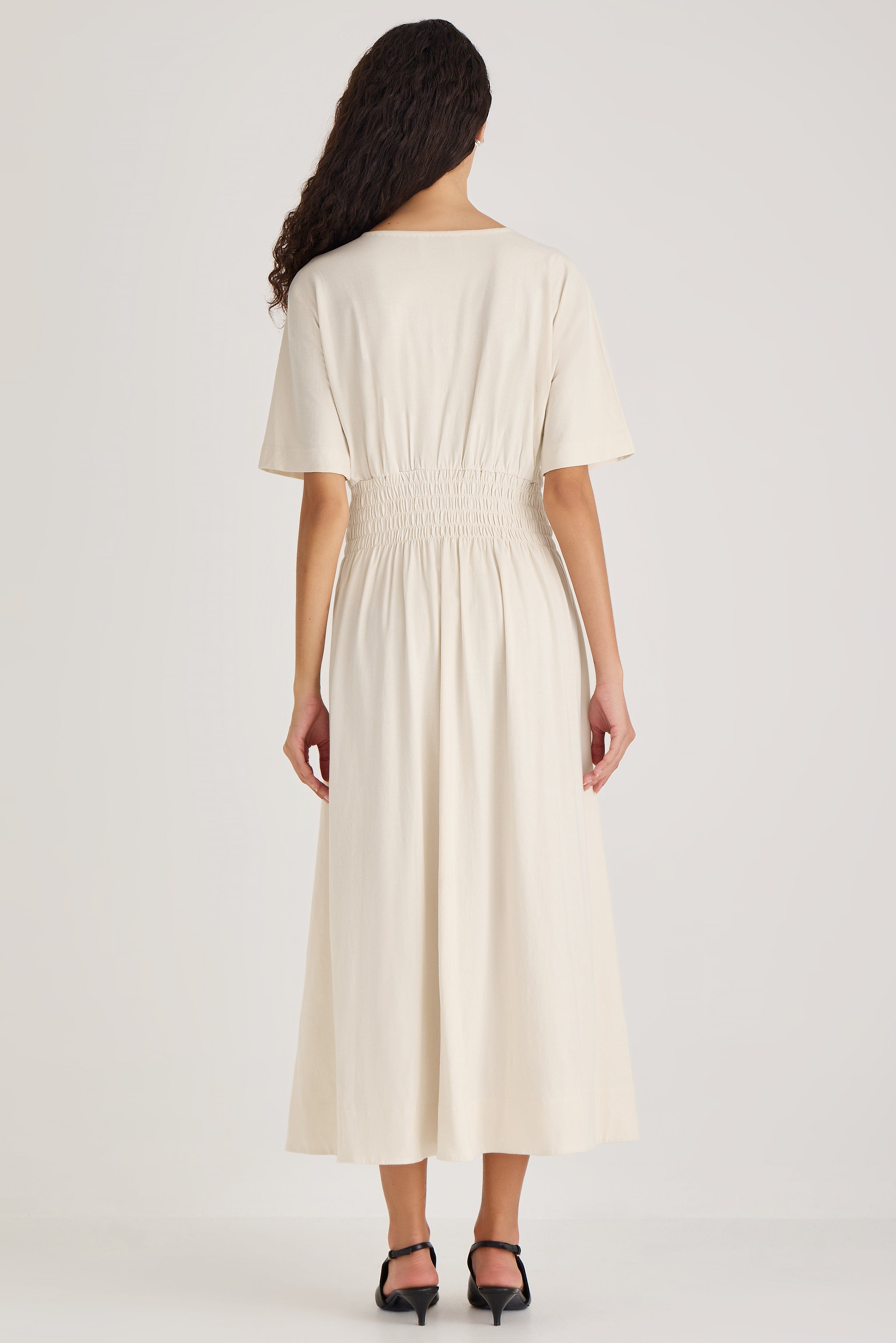 Gallen Dress in Opaline