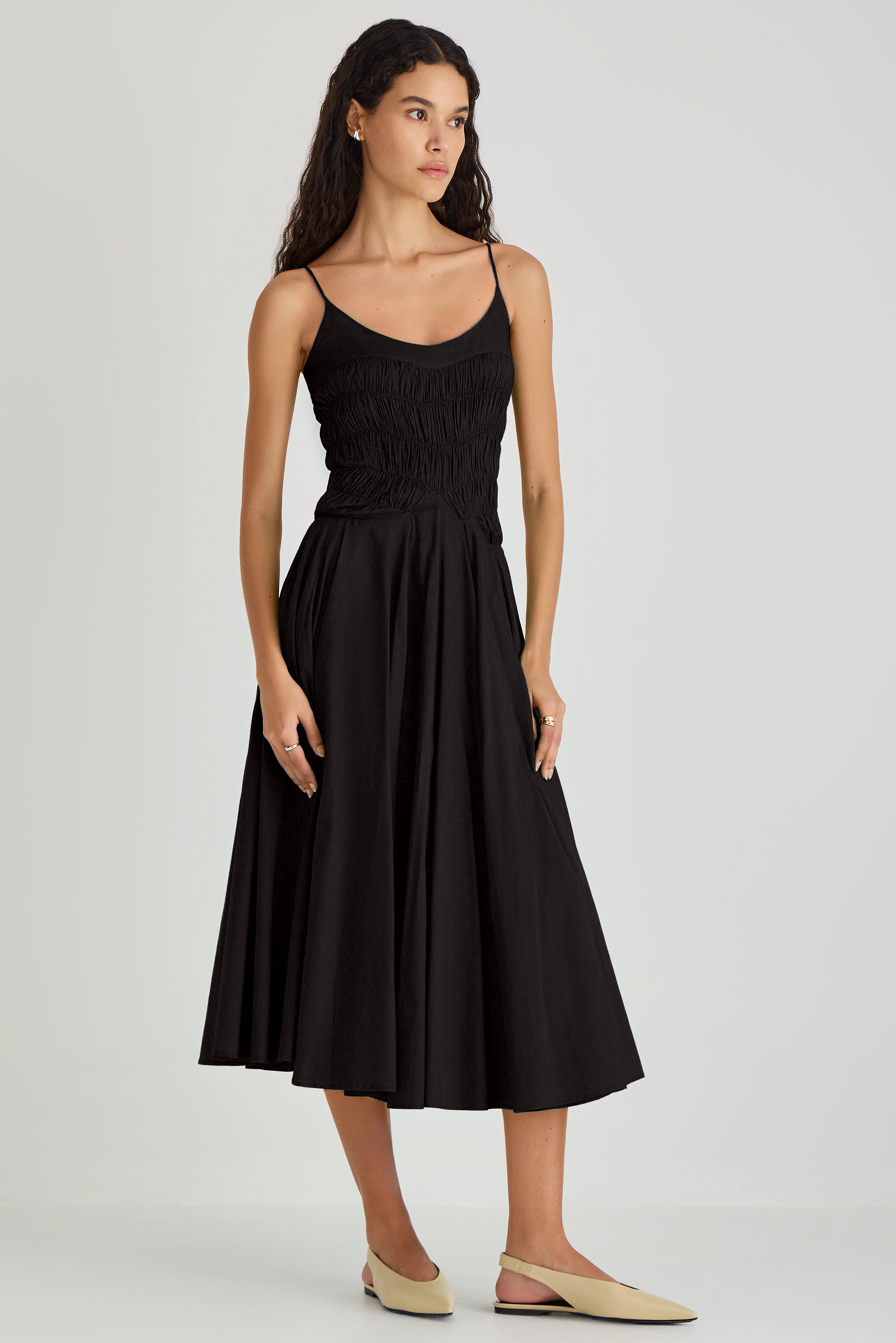 Kaede Dress in Black