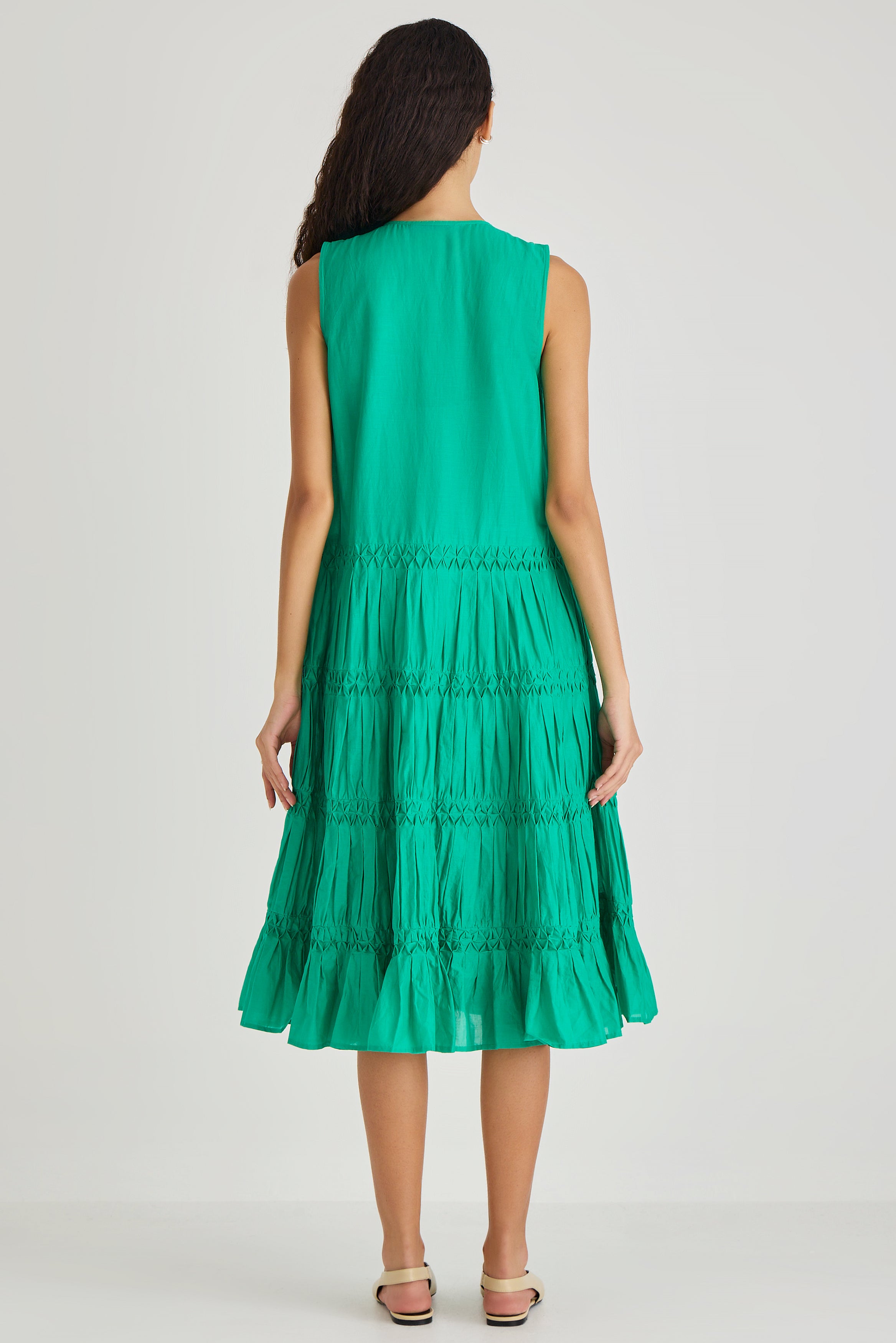Wallis Dress in Verdant
