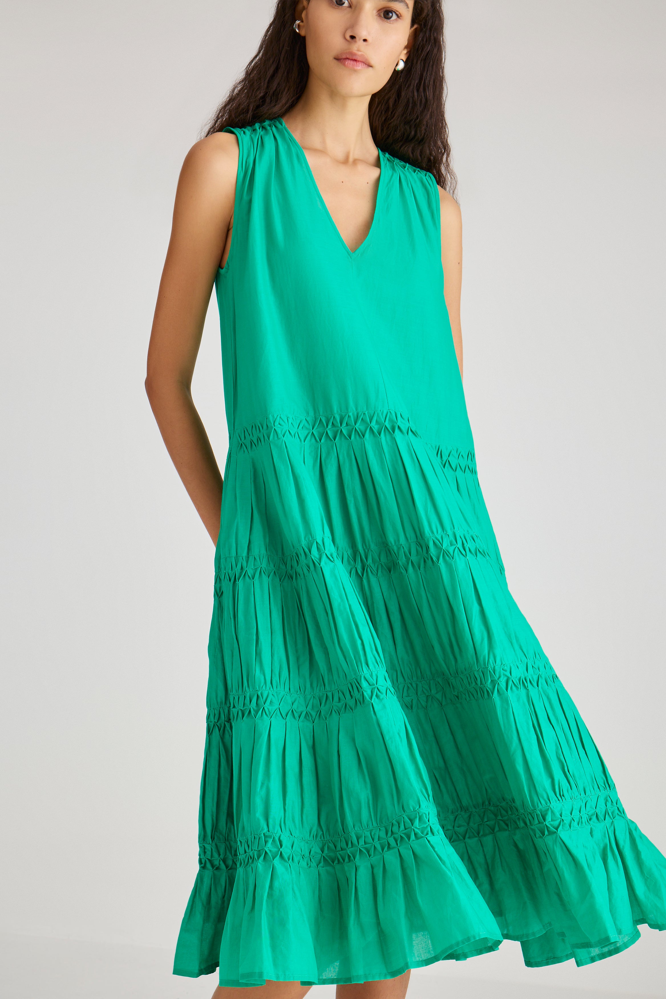 Wallis Dress in Verdant