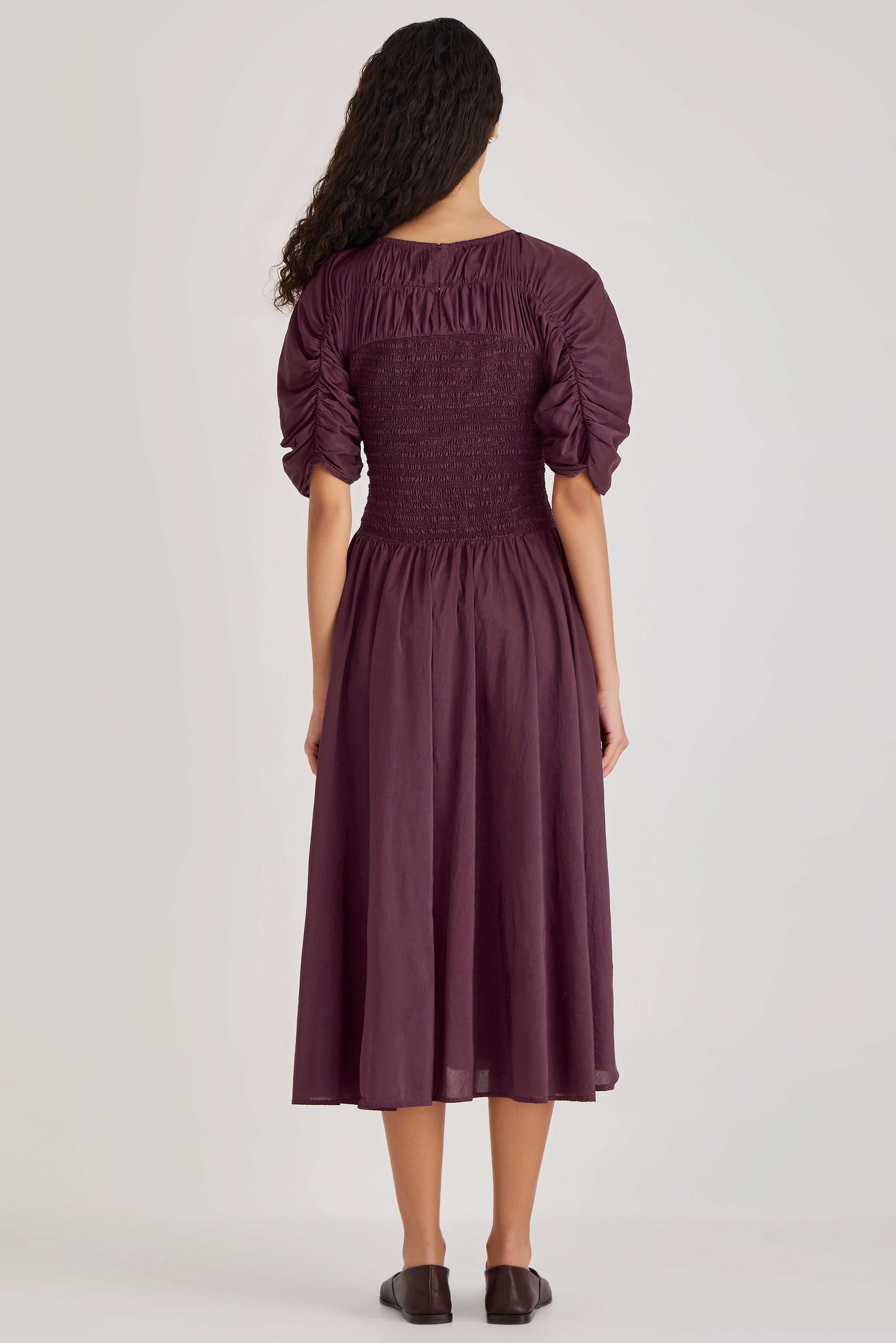 Gaea Dress in Figue