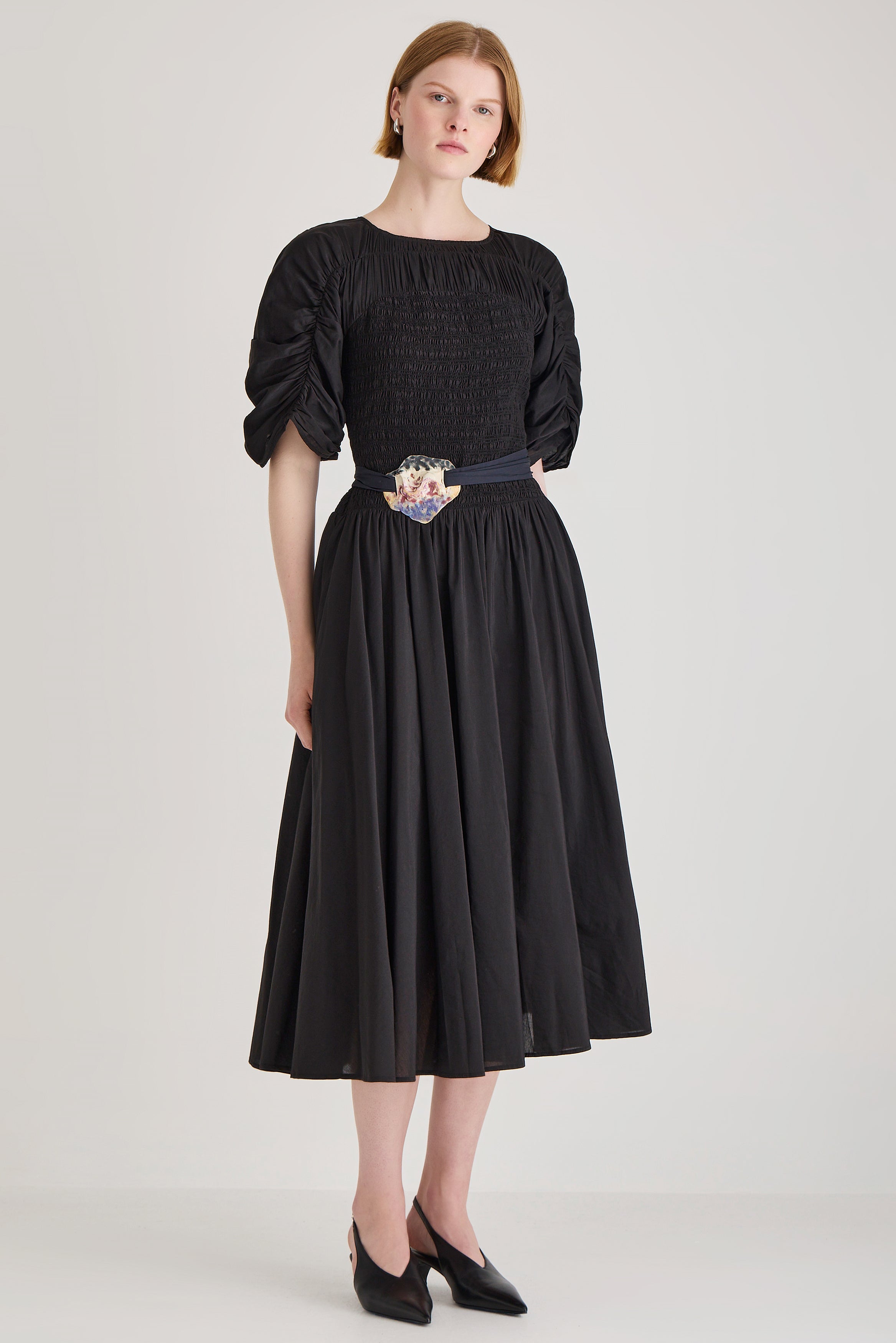 Gaea Dress in Black