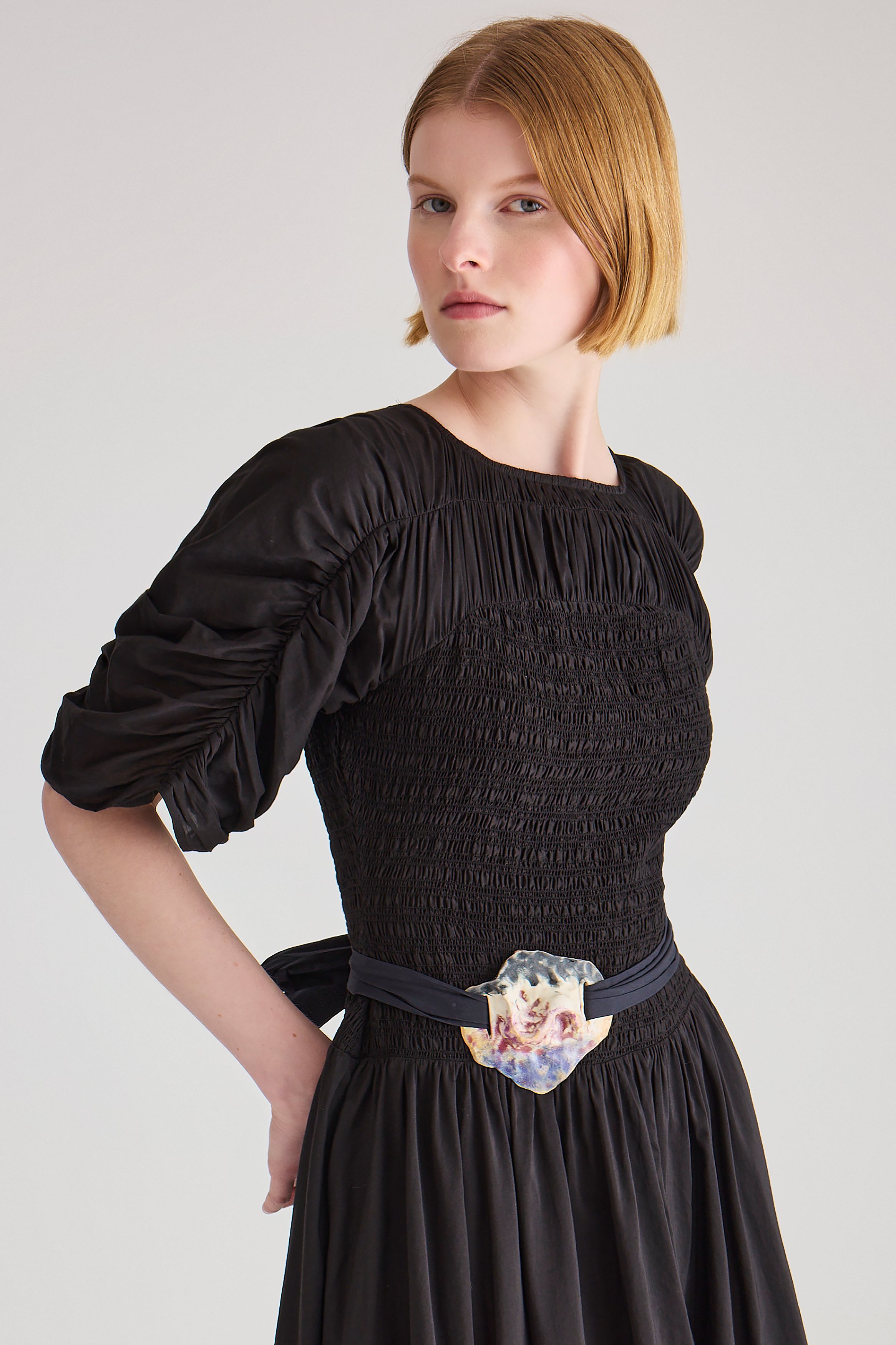 Gaea Dress in Black
