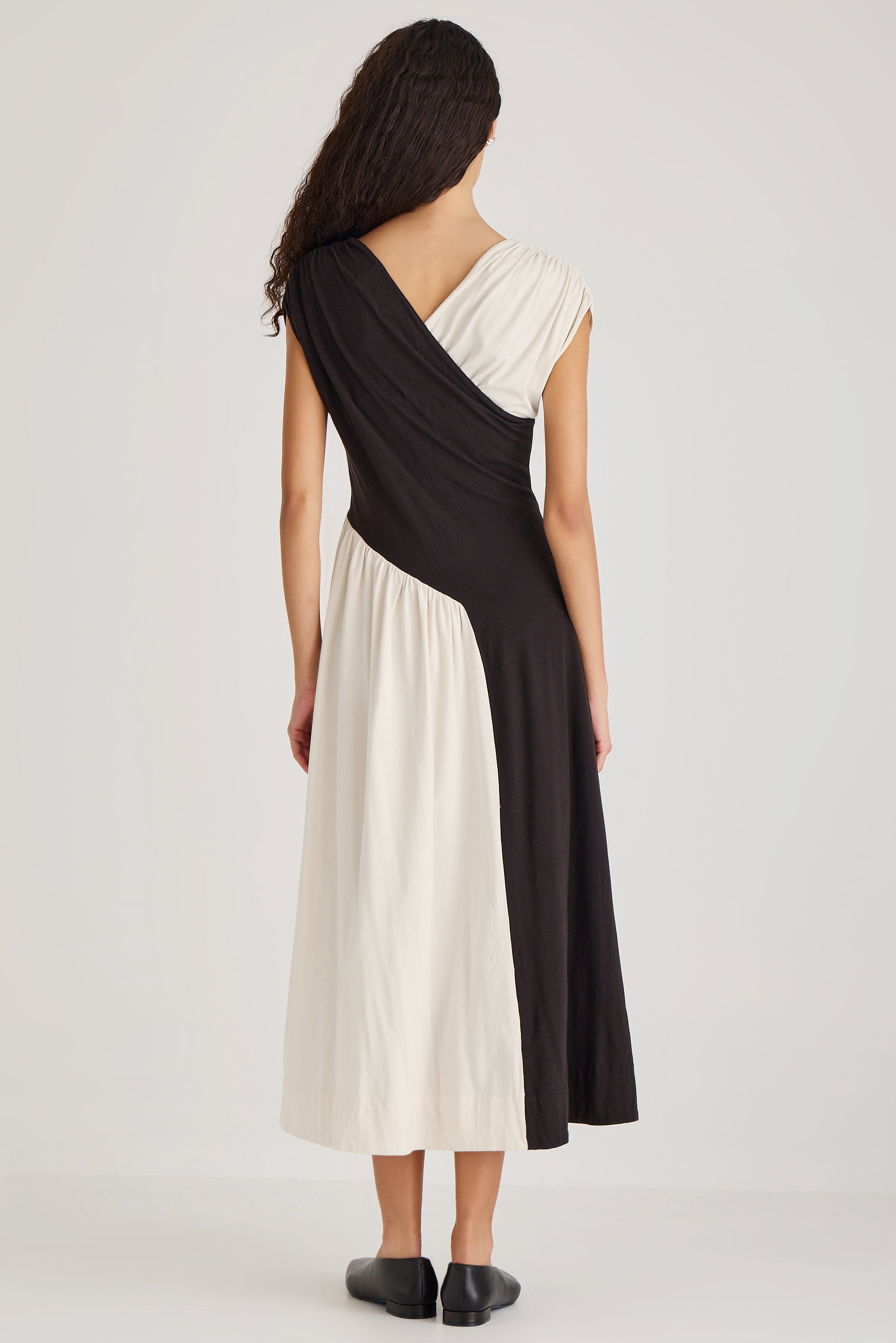 Hinoki Dress in Black Opaline Combo