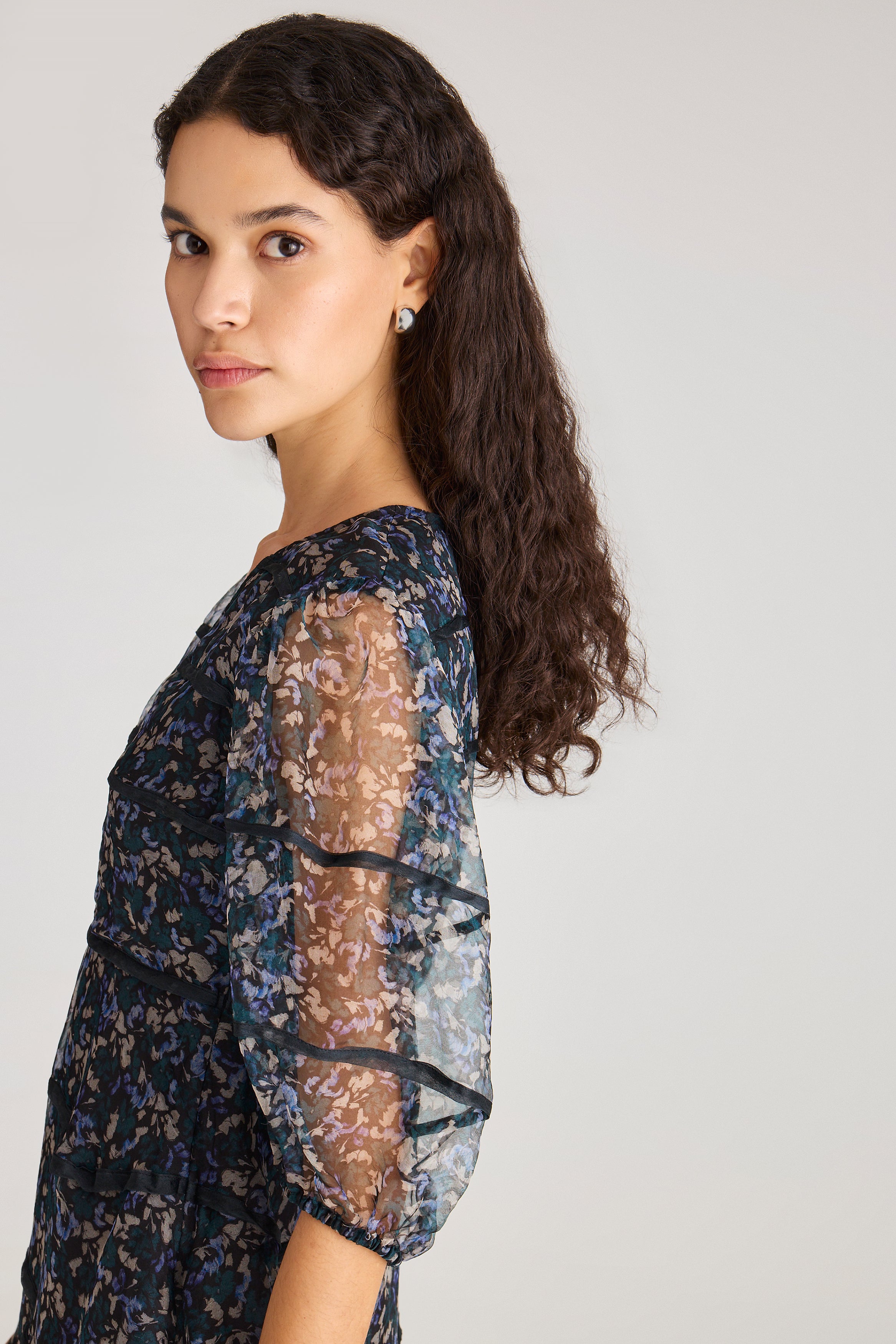 Astra Dress in Mosaic Drift Print