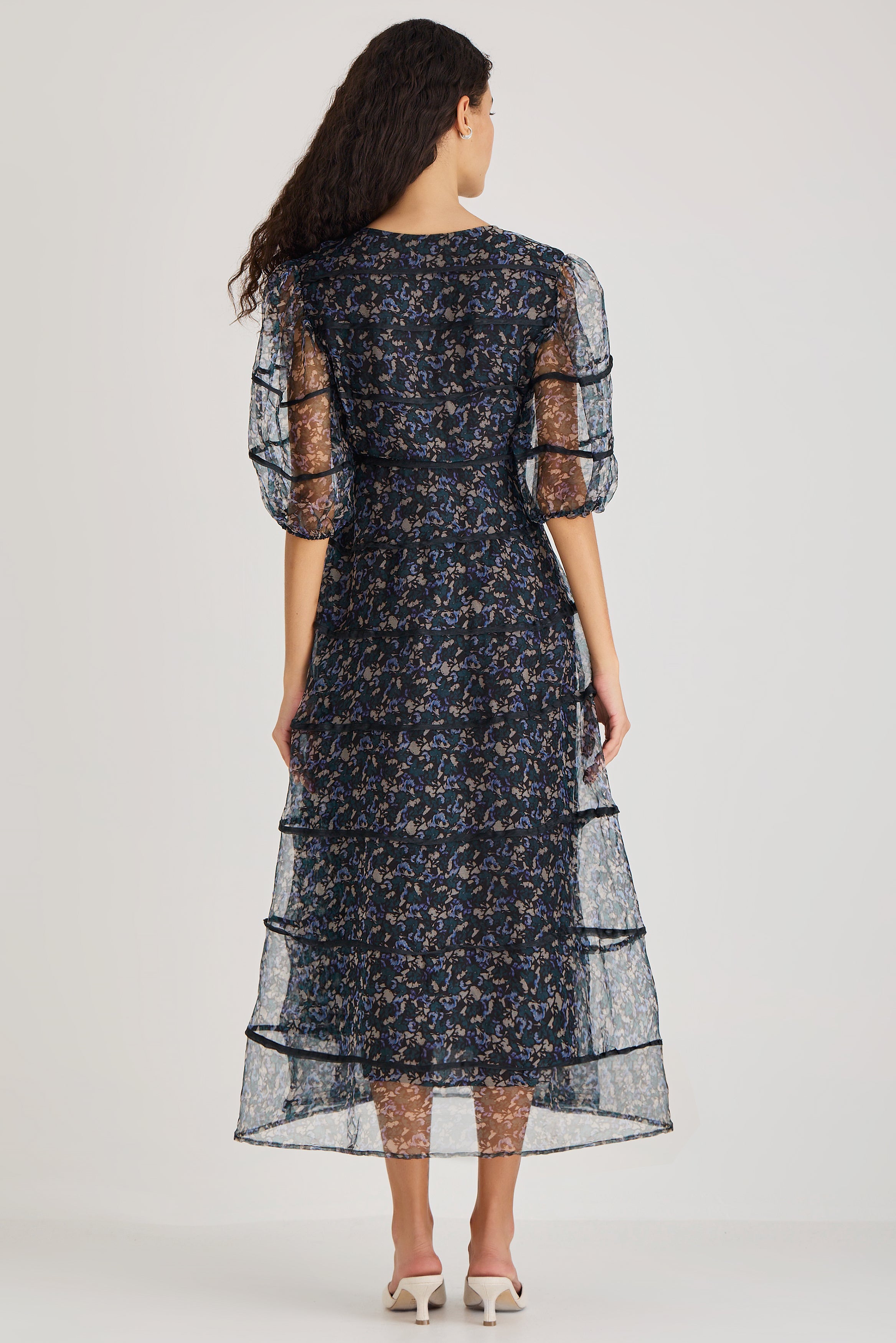 Astra Dress in Mosaic Drift Print