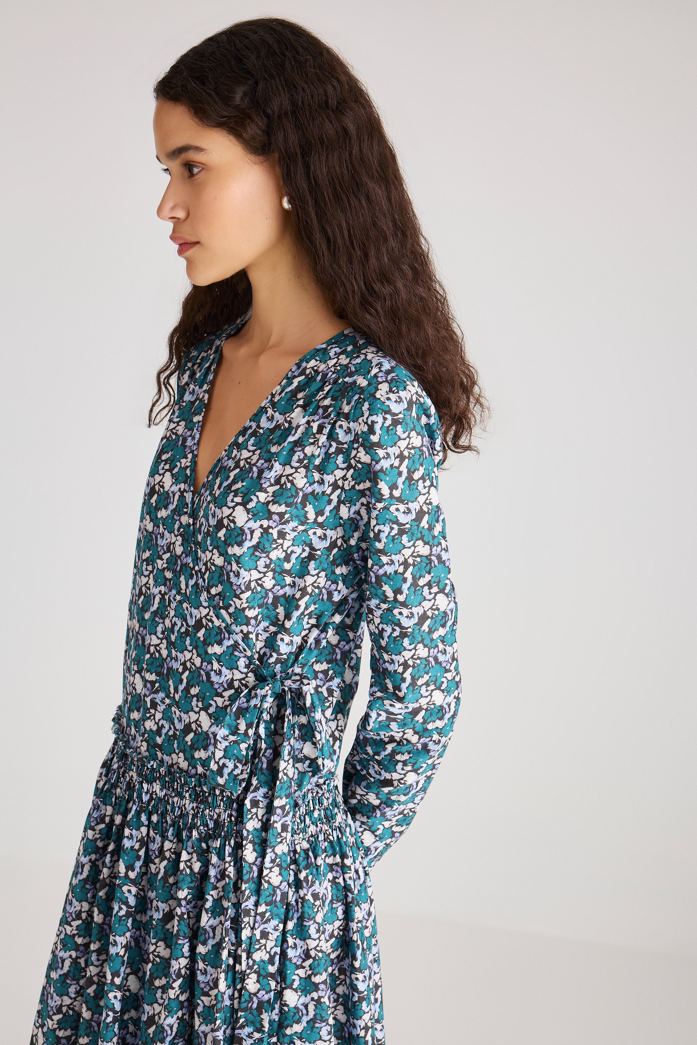 Lilas Print Dress in Mosaic Drift Print
