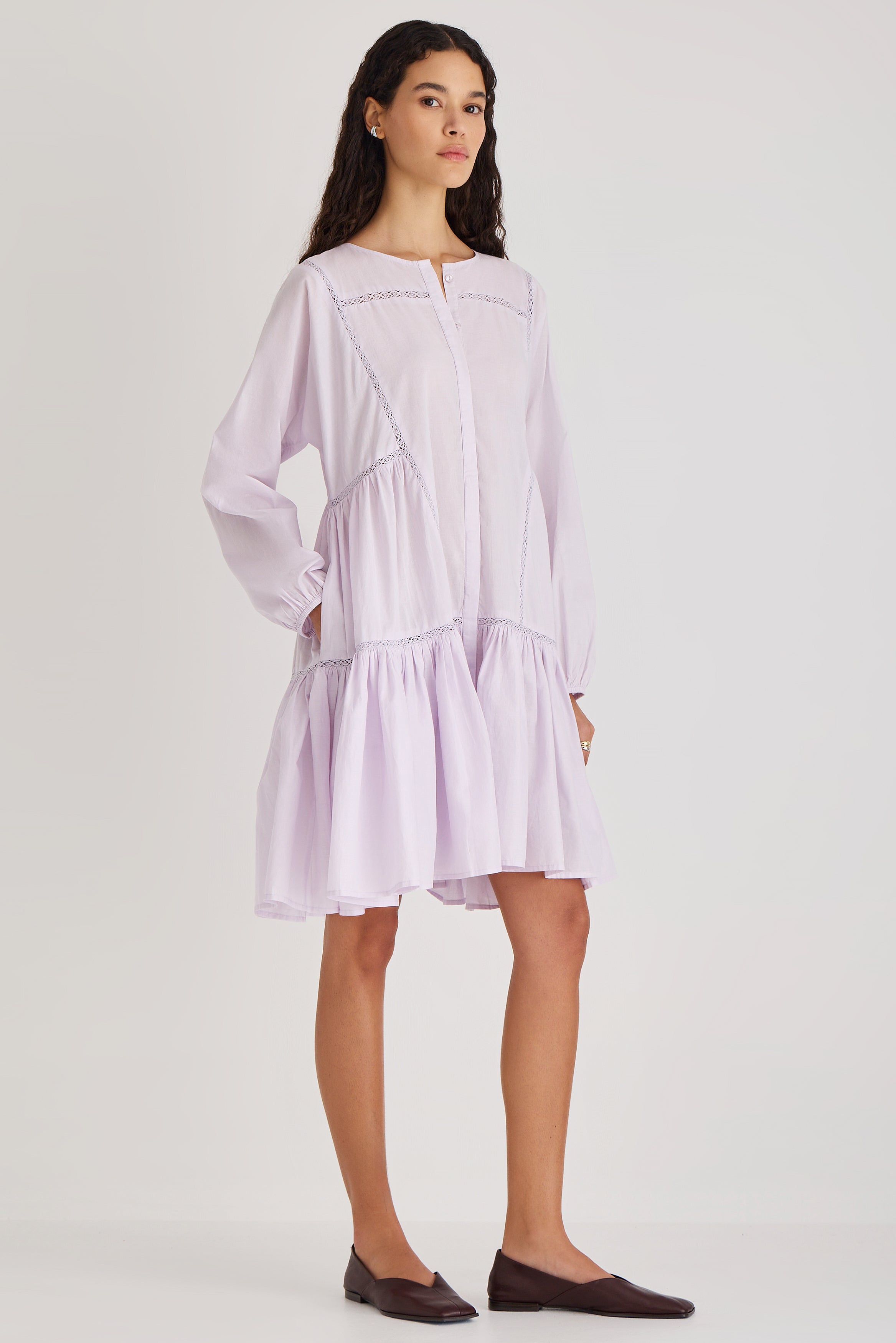 Veda Dress in Wisteria