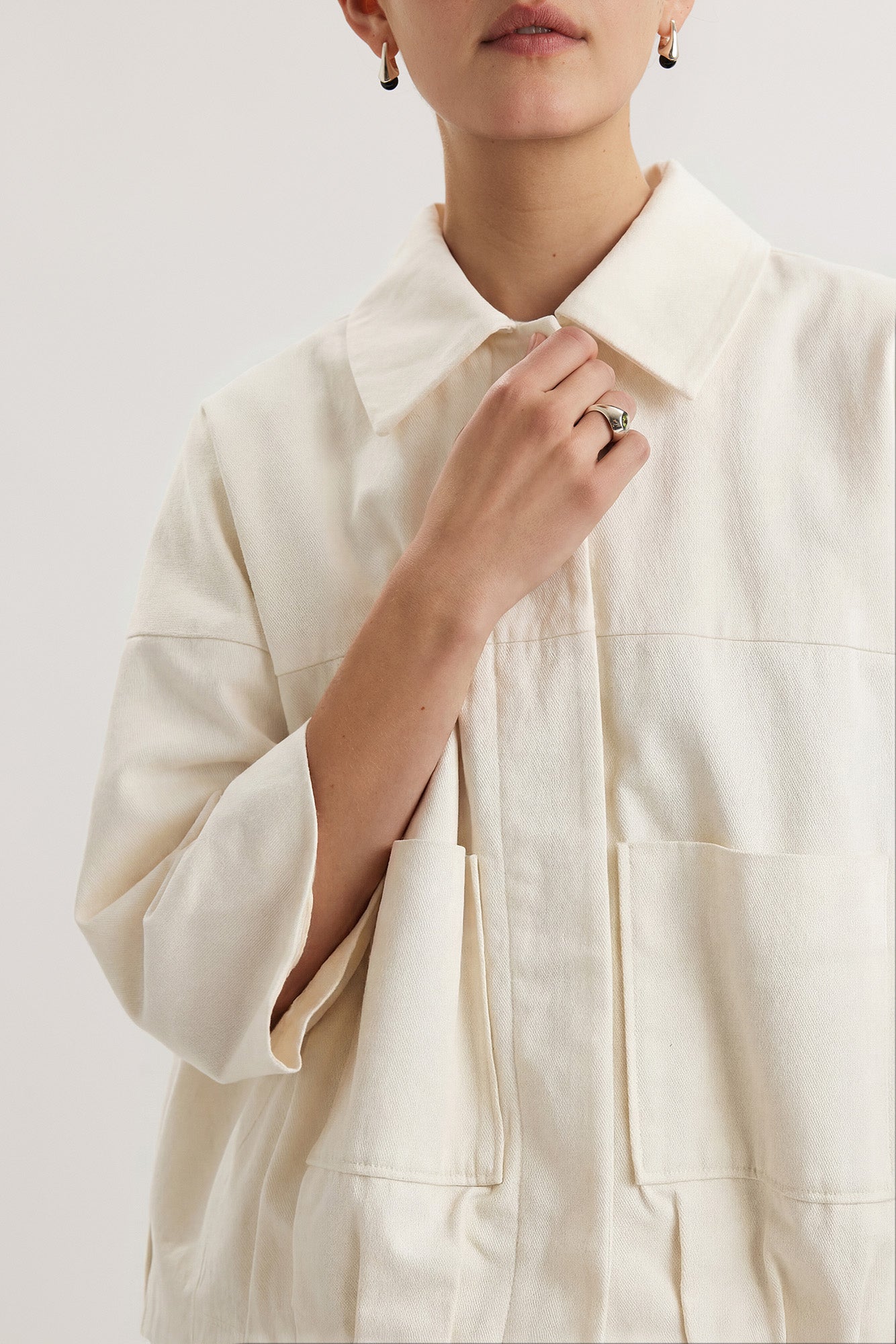 Solara Jacket in Ivoire