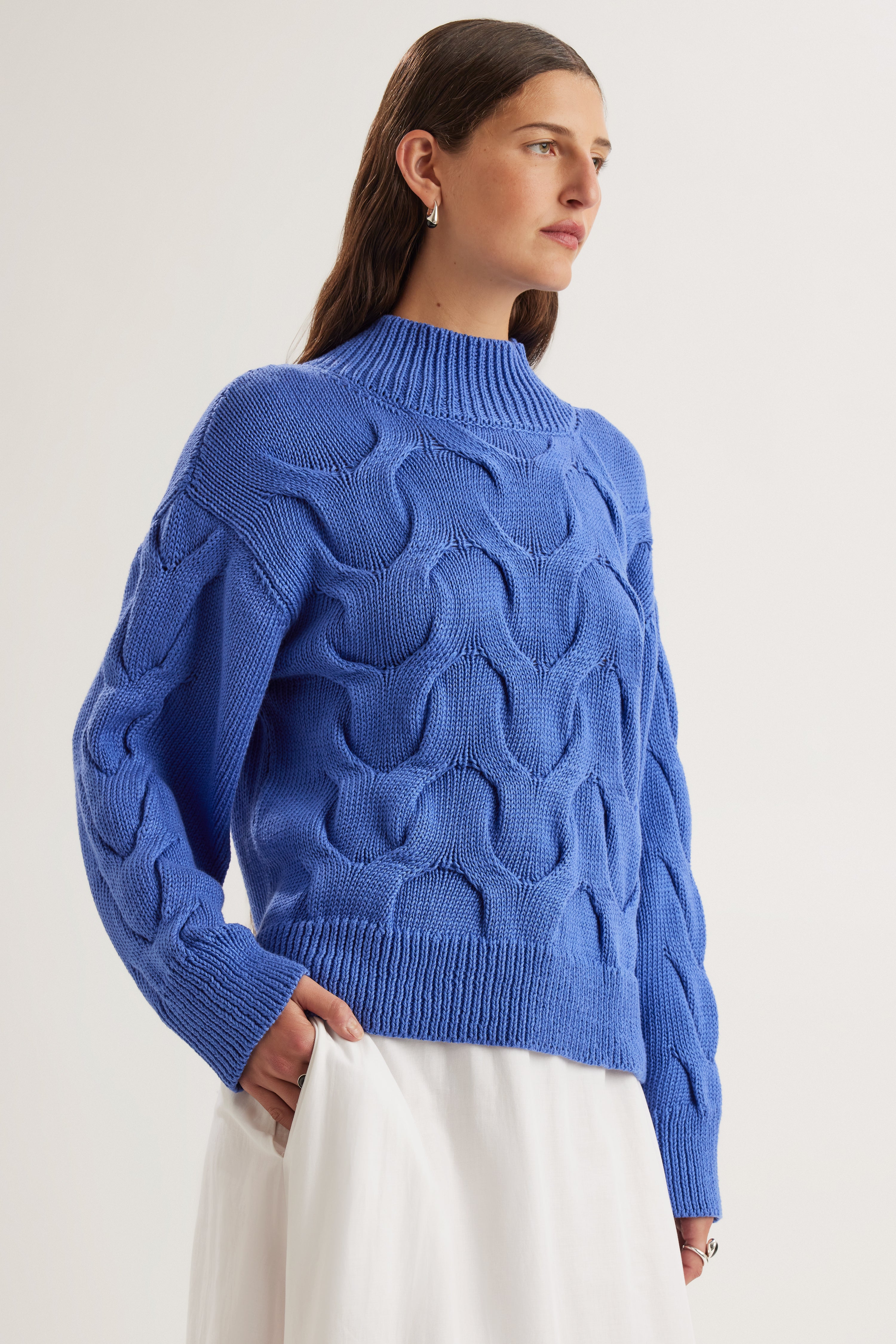 Amira Sweater in Azure
