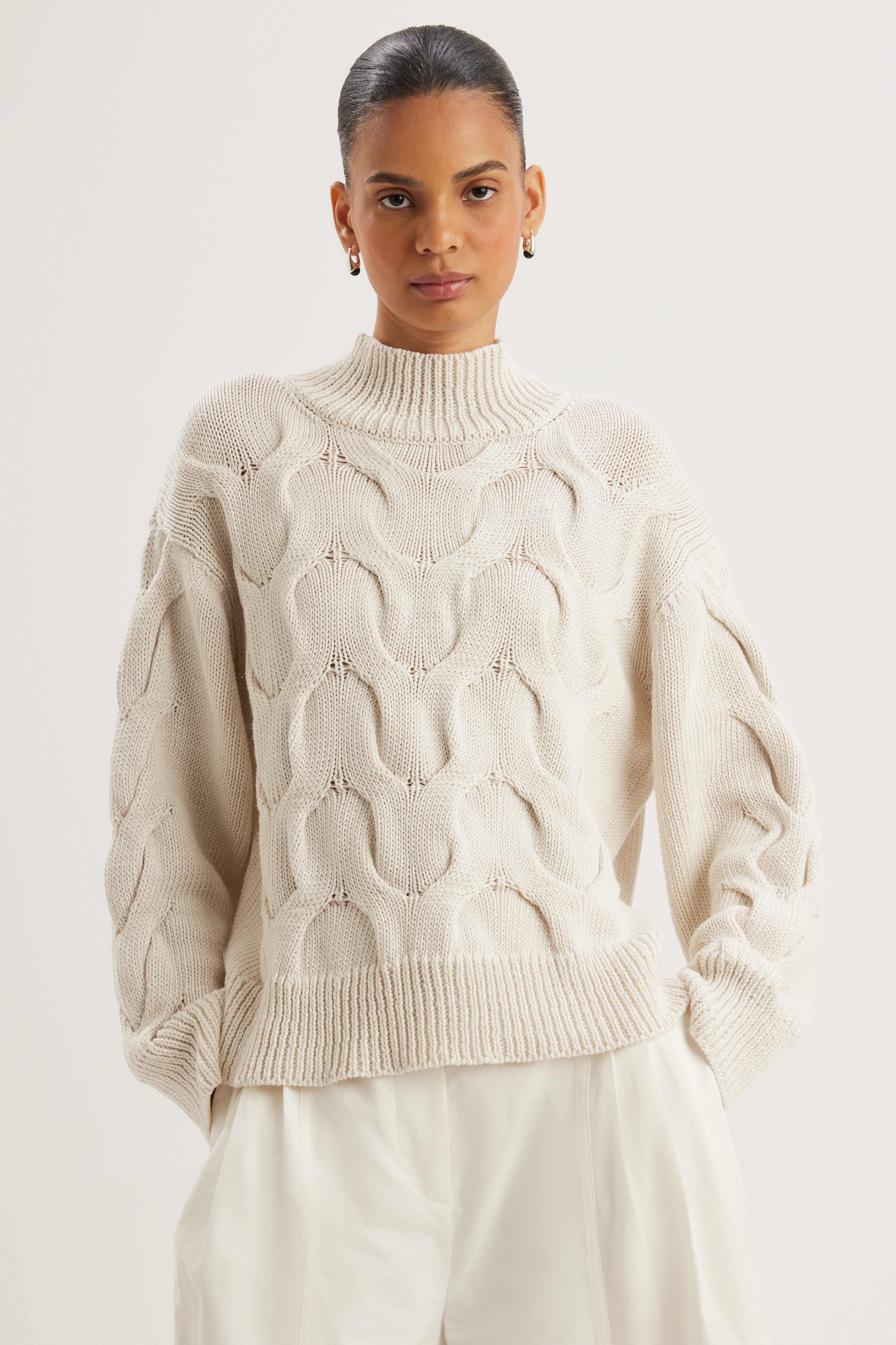 Amira Sweater in Cream