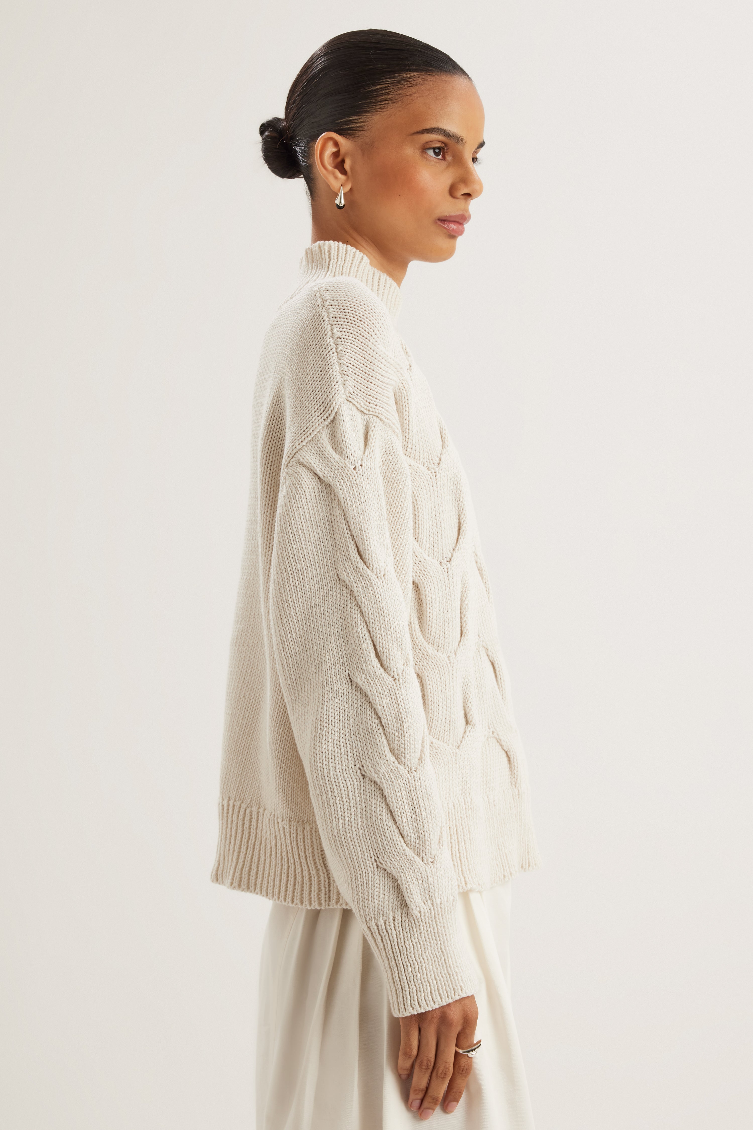 Amira Sweater in Cream
