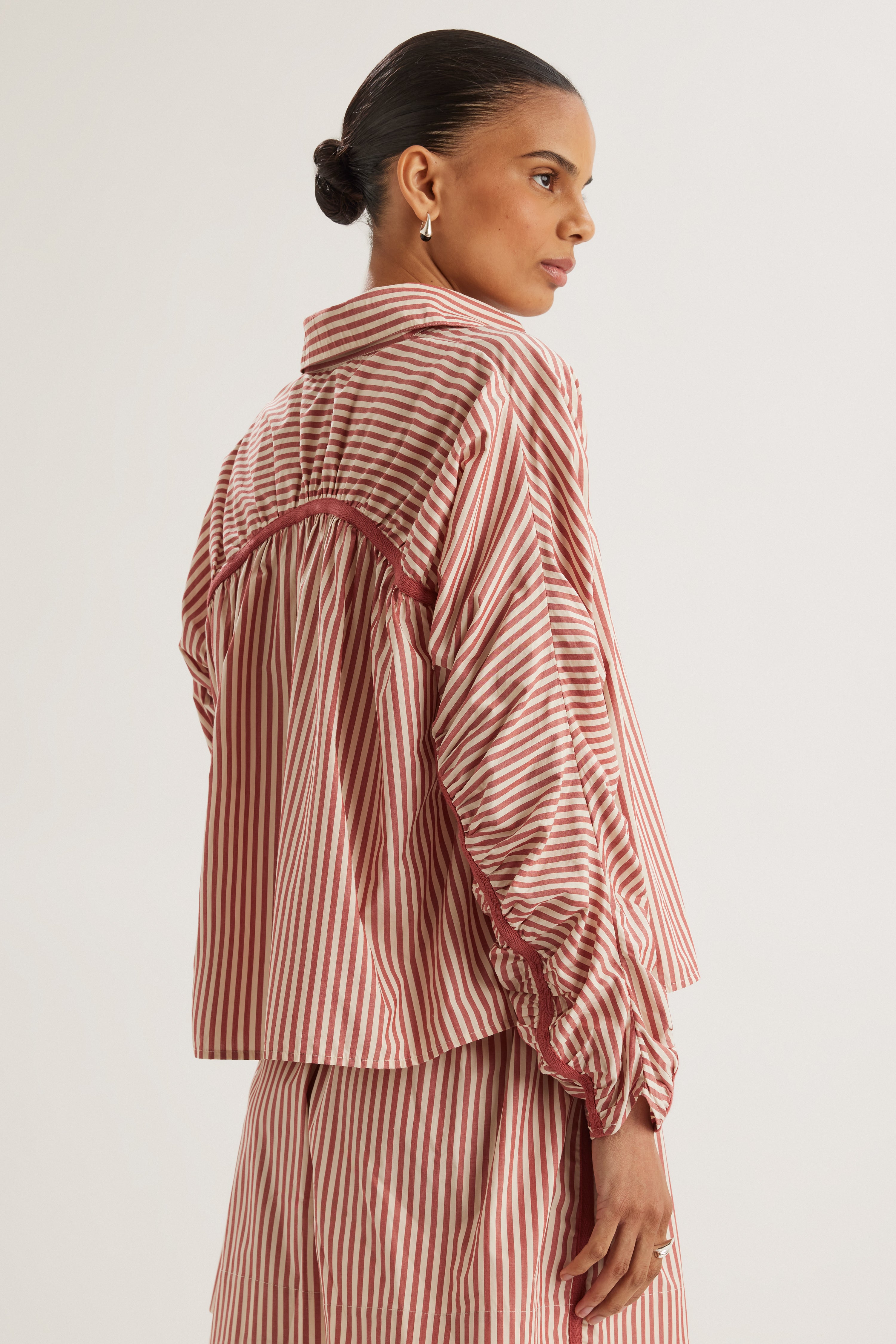 Julian Top in Sienna Stripe