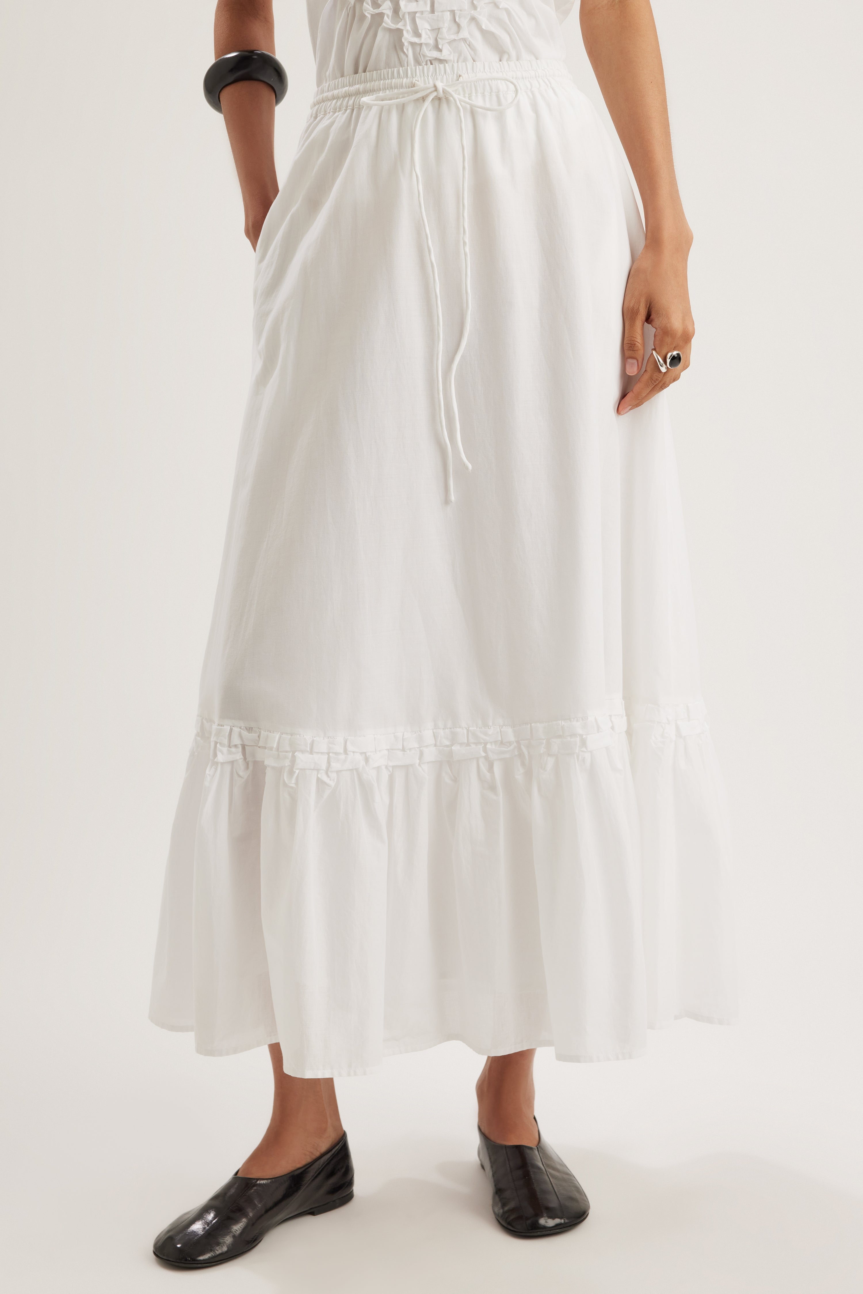 Maribel Skirt in White