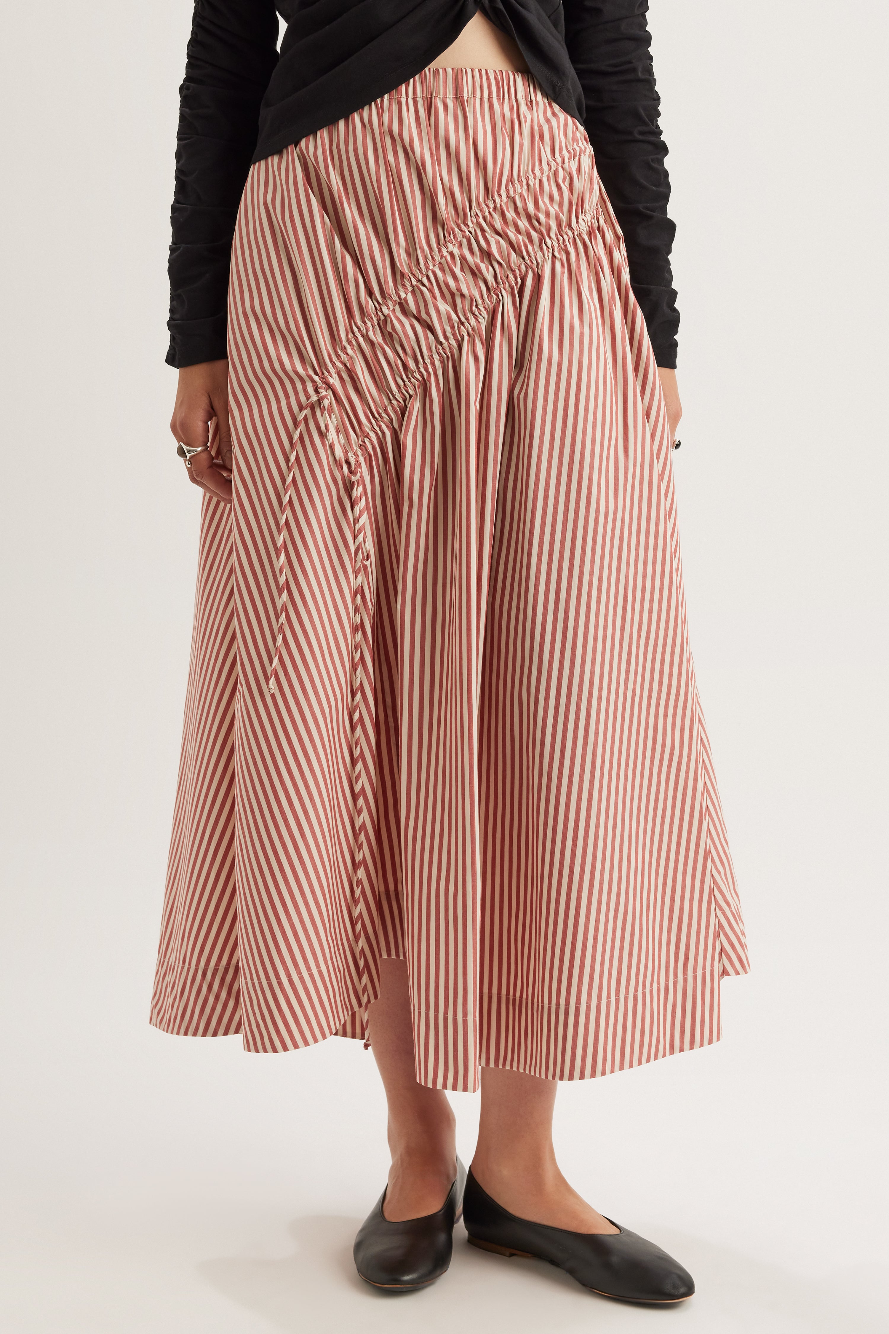 Sabine Skirt in Sienna Stripe