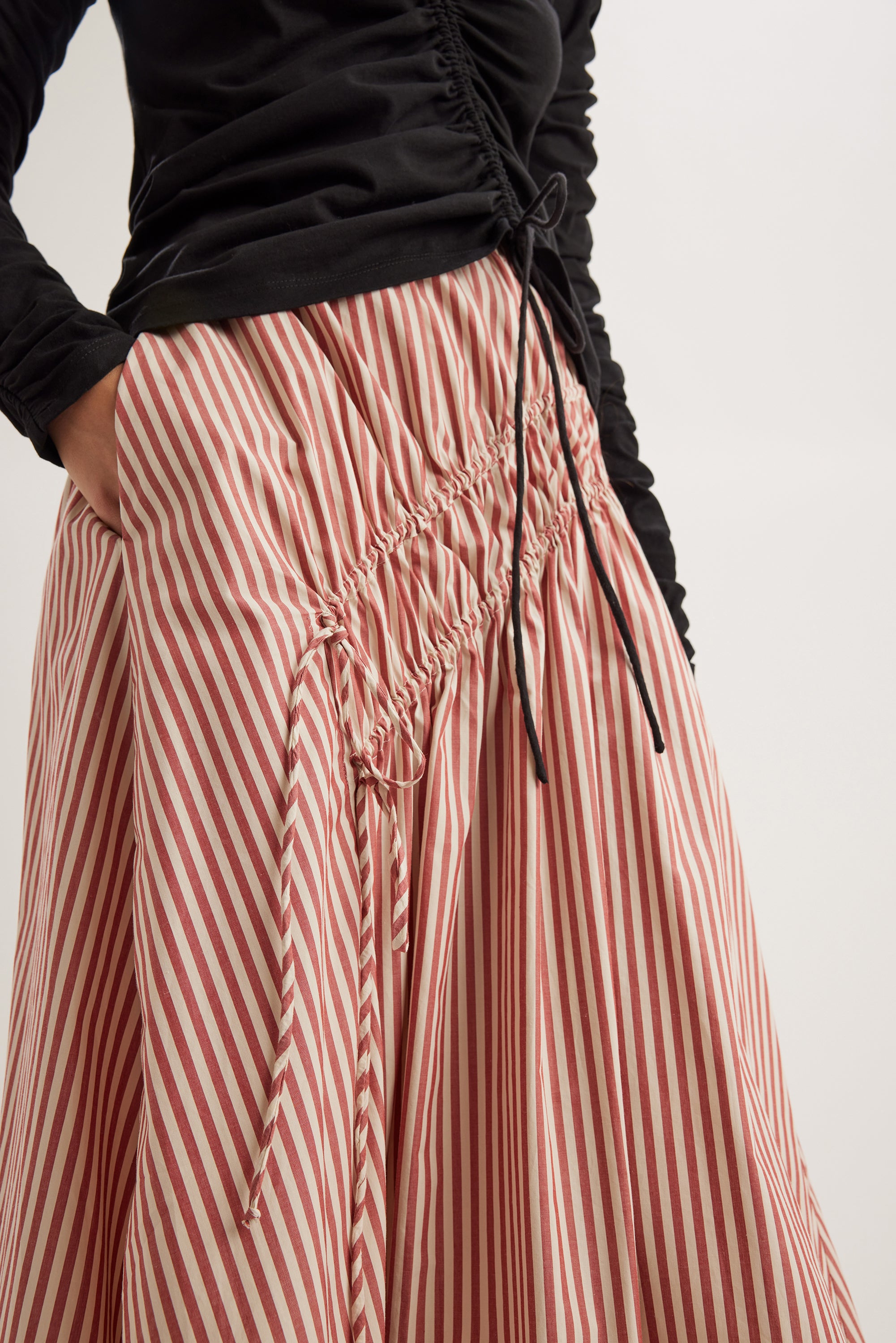 Sabine Skirt in Sienna Stripe